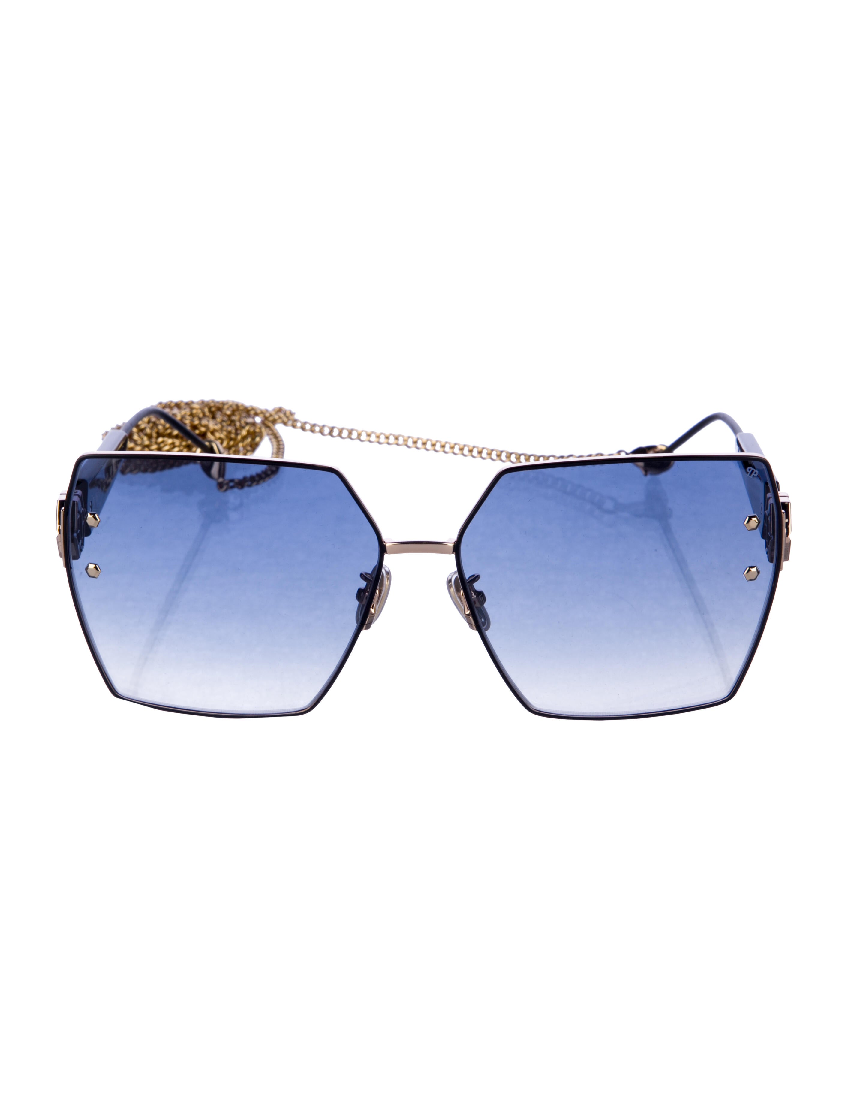 Philipp Plein Aviator Tinted Sunglasses