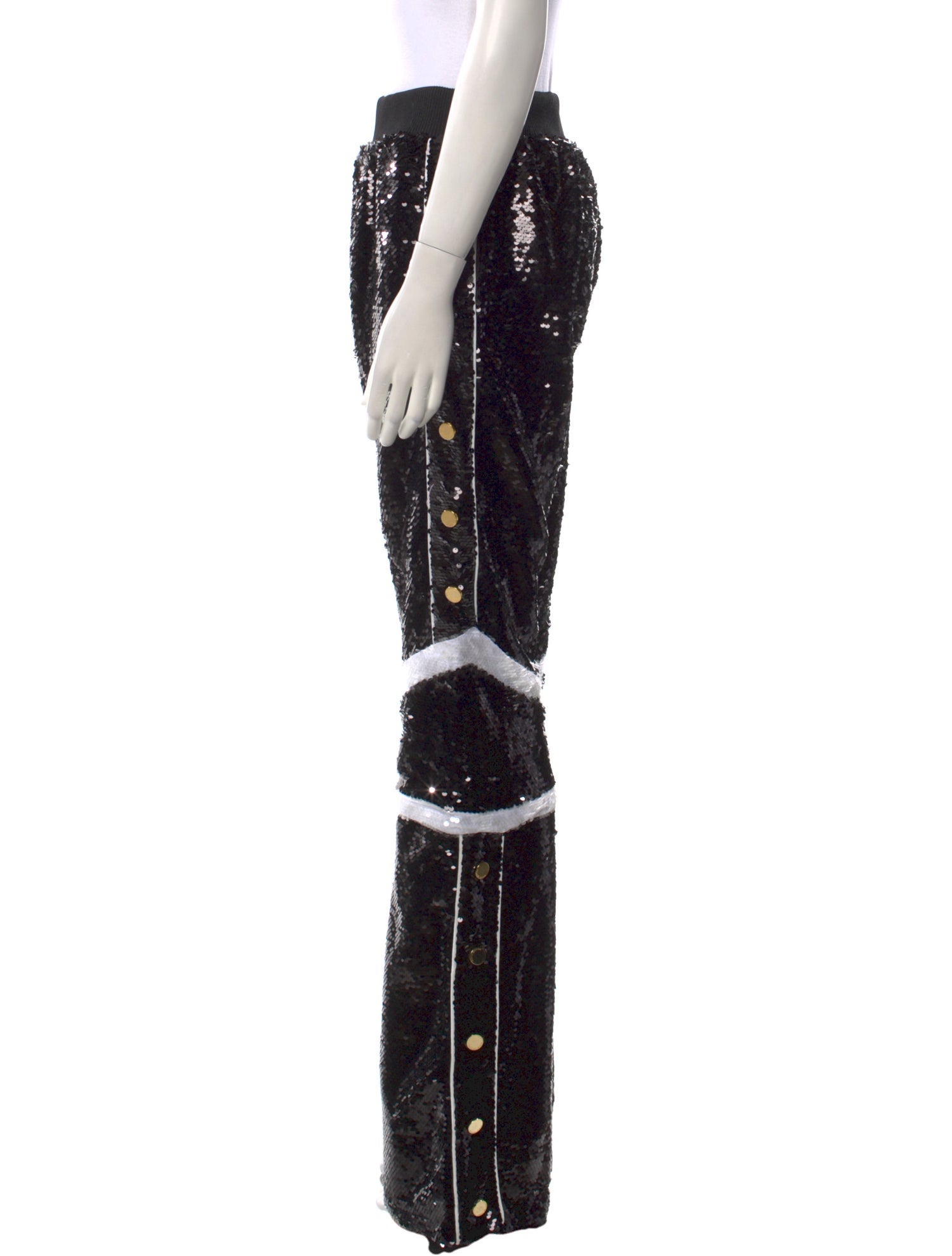 Philipp Plein Striped Straight Leg Pants