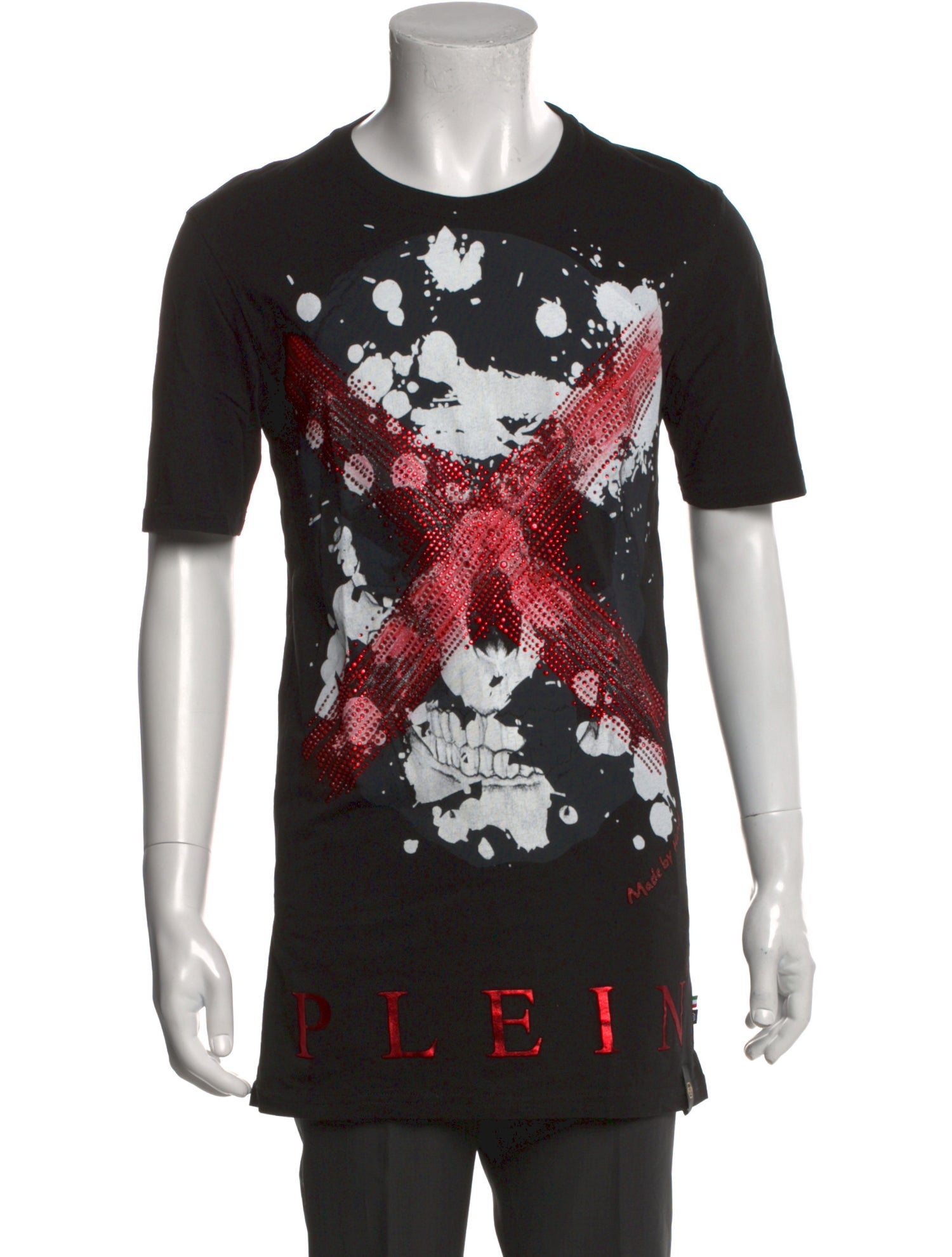 Philipp Plein Printed Crew Neck T-Shirt