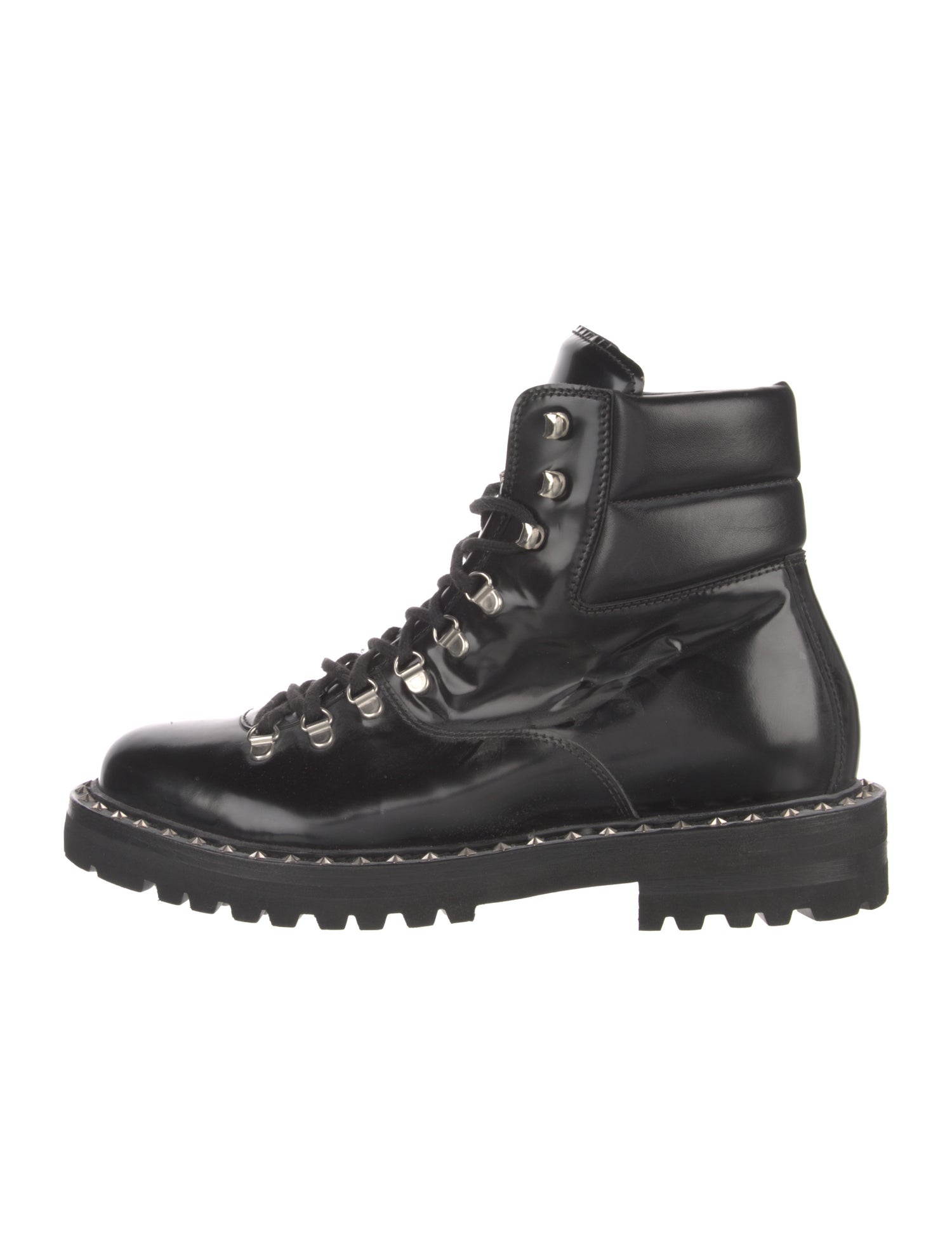 Philipp Plein Leather Hiking Boots