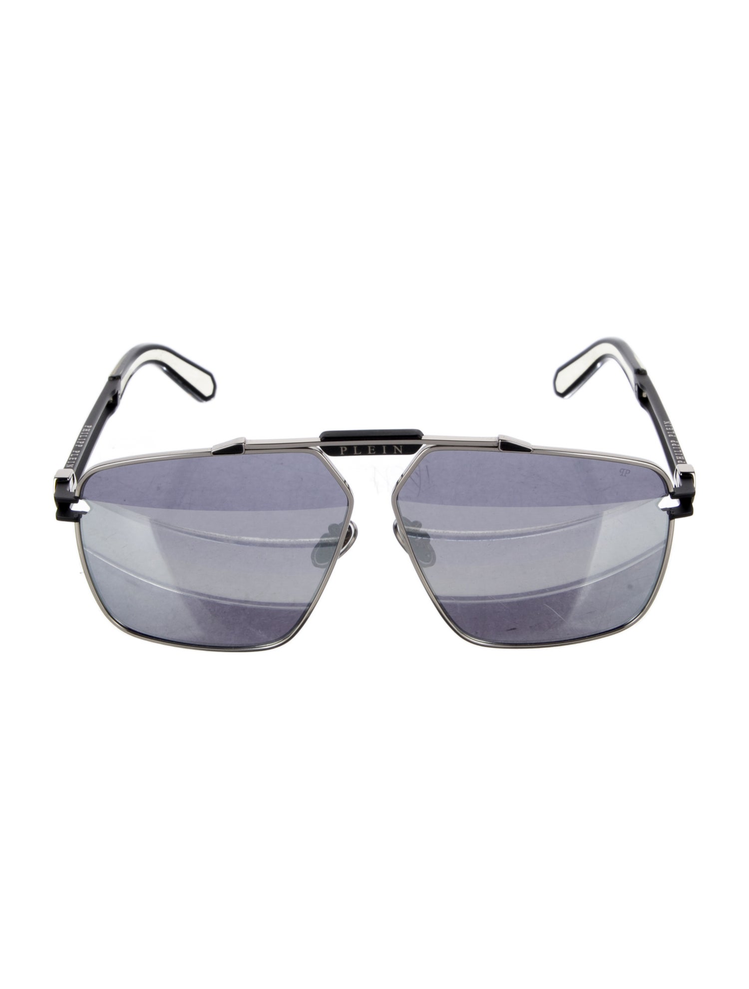 Philipp Plein Square Mirrored Sunglasses