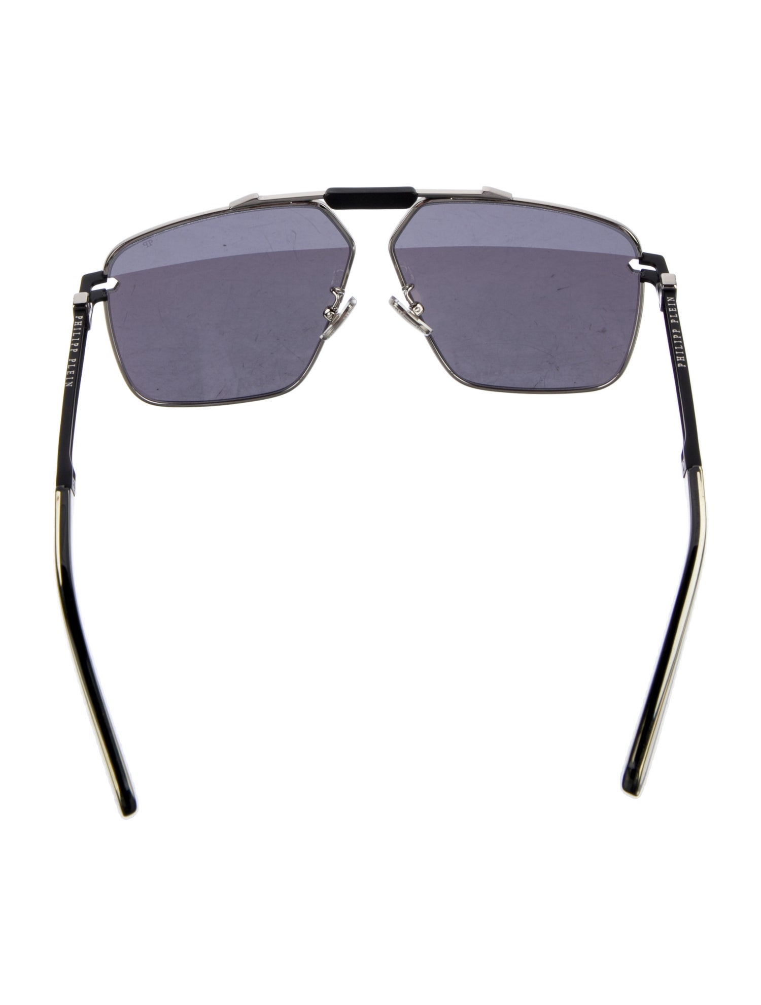 Philipp Plein Square Mirrored Sunglasses