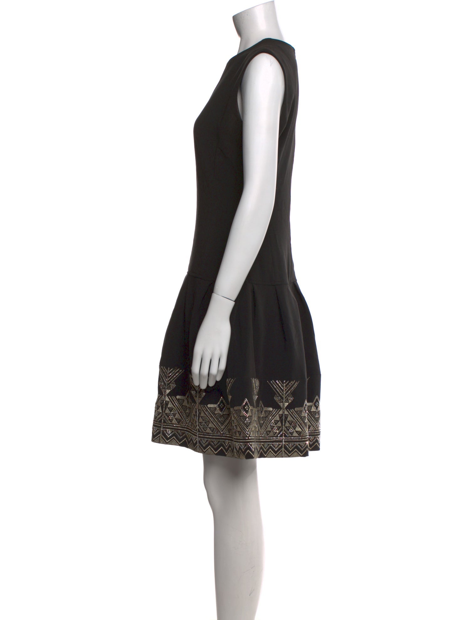 Philipp Plein Crew Neck Mini Dress