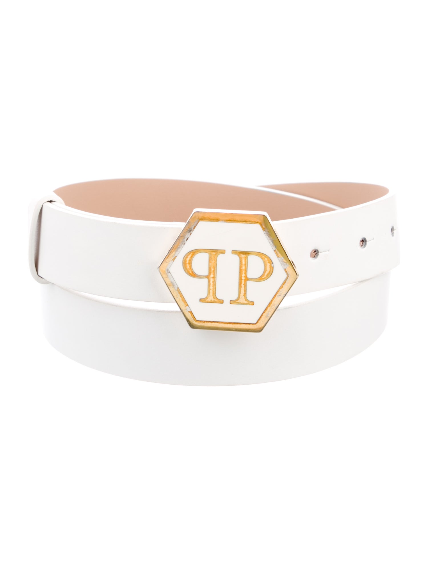 Philipp Plein Skinny Leather Belt