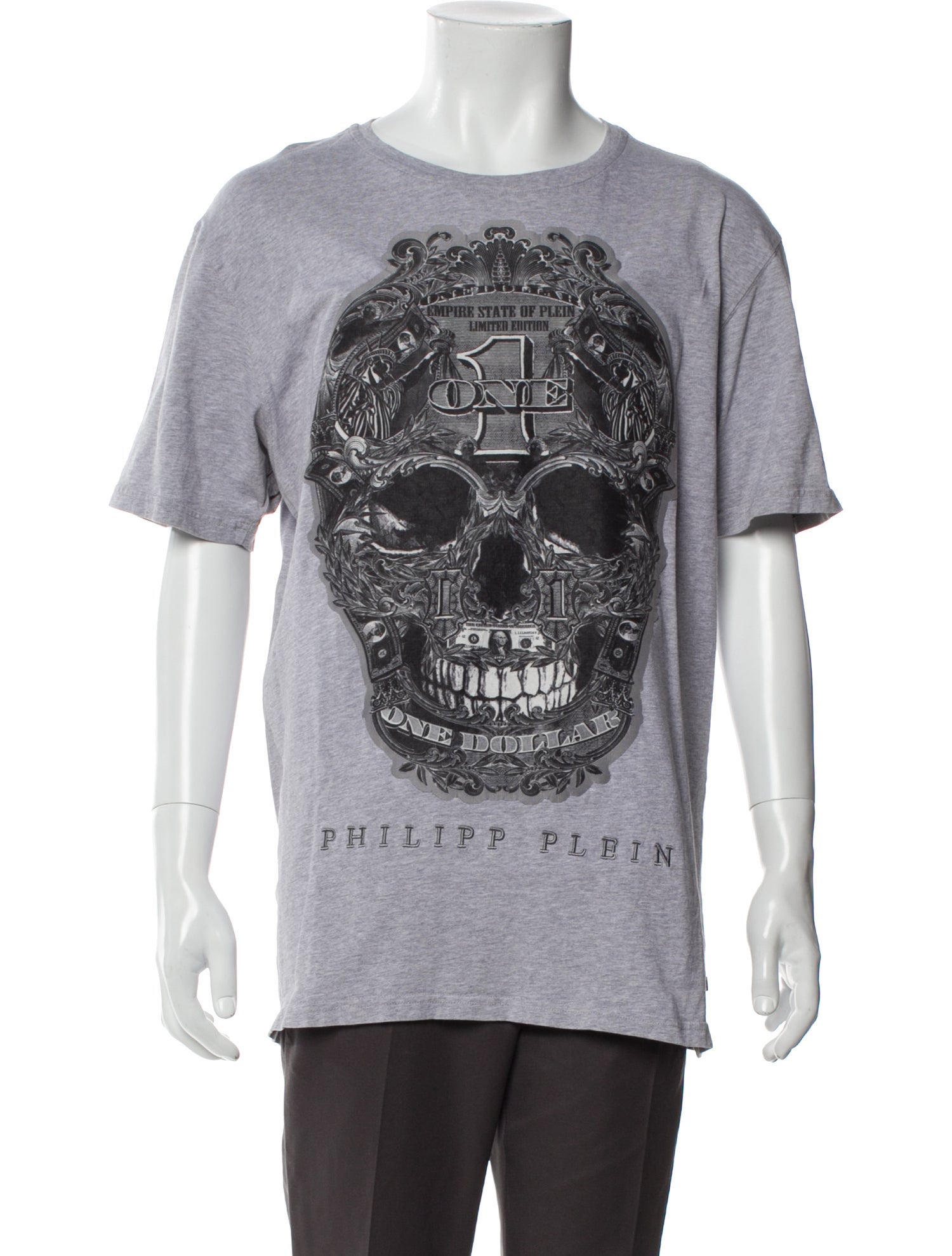 Philipp Plein Graphic Print Crew Neck T-Shirt
