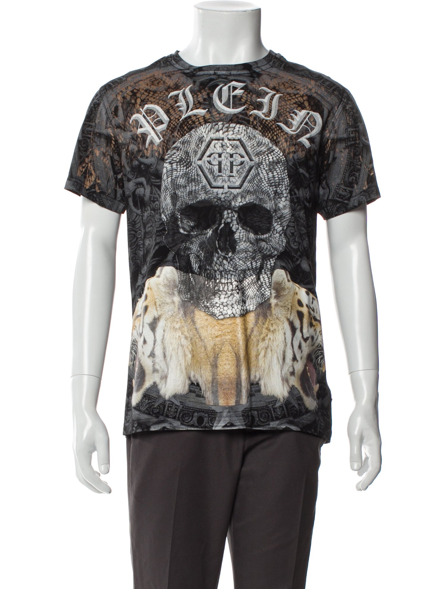 Philipp Plein Printed Crew Neck T-Shirt