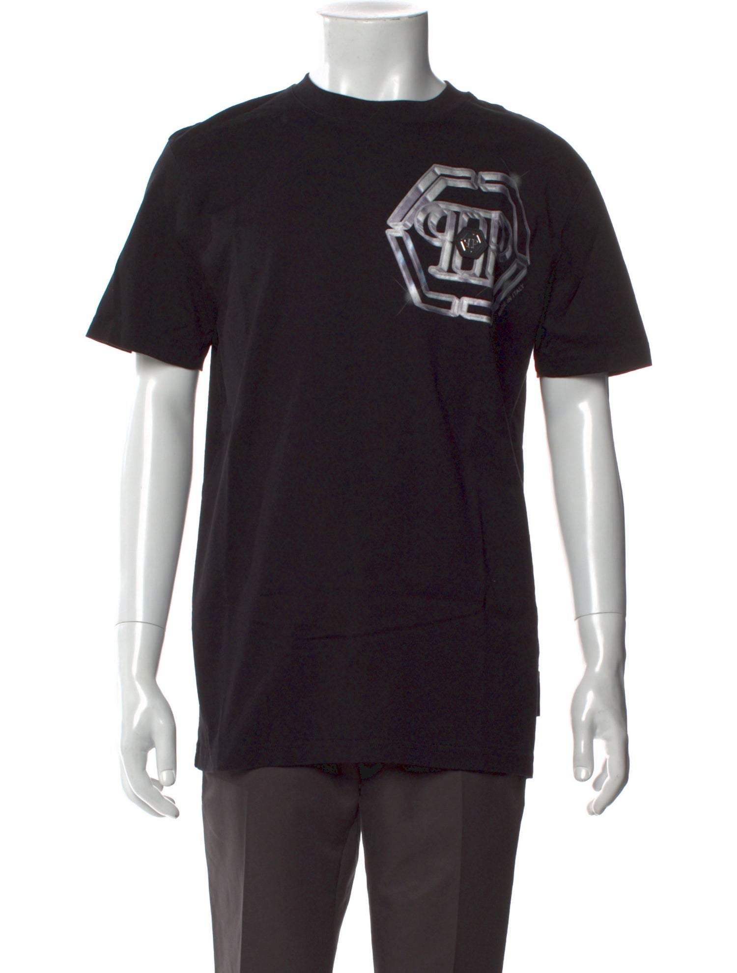 Philipp Plein Graphic Print Crew Neck T-Shirt