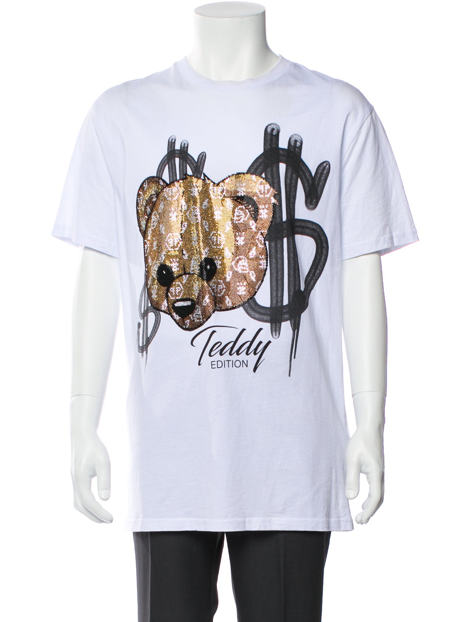 Philipp Plein Graphic Print Crew Neck T-Shirt