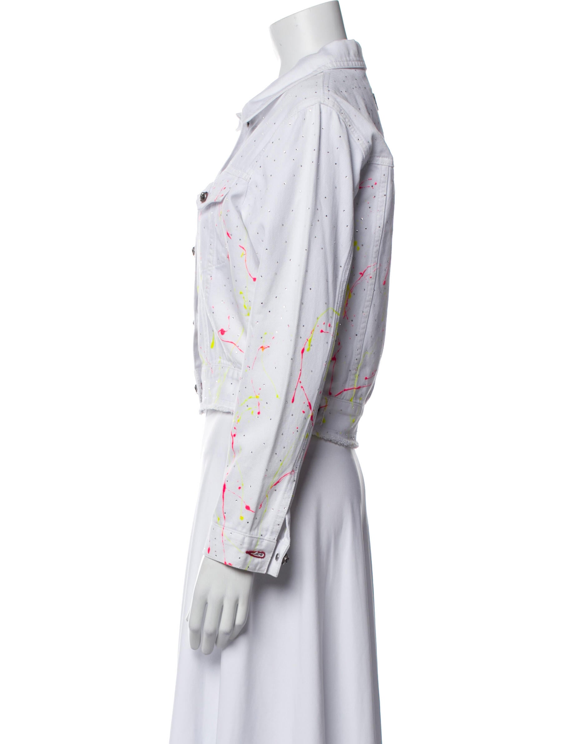 Philipp Plein Printed Denim Jacket