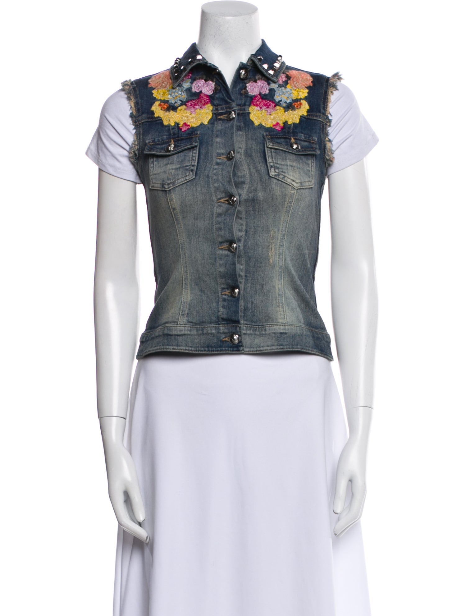 Philipp Plein Printed Vest w/ Tags