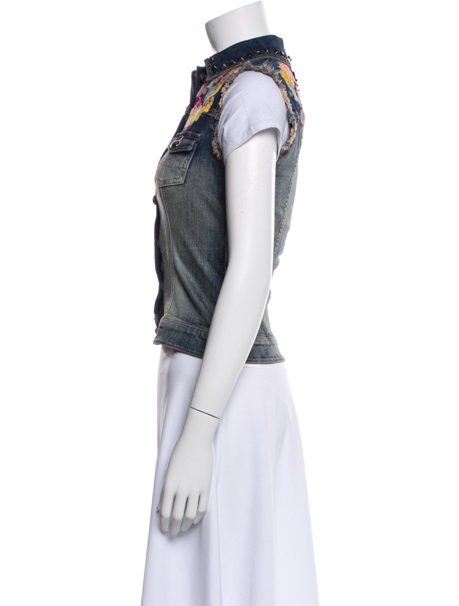 Philipp Plein Printed Vest w/ Tags