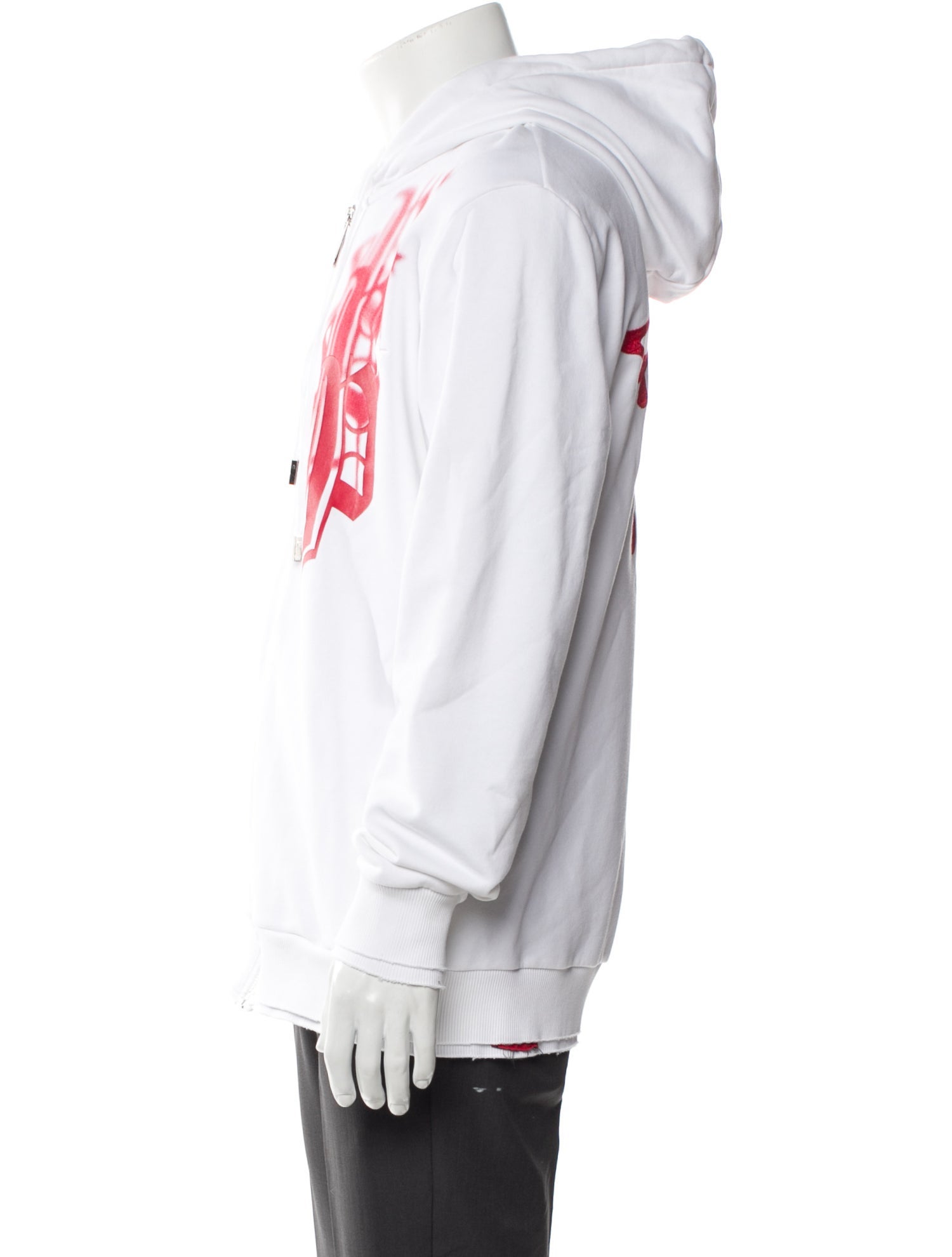 Philipp Plein Graphic Print Crew Neck Hoodie