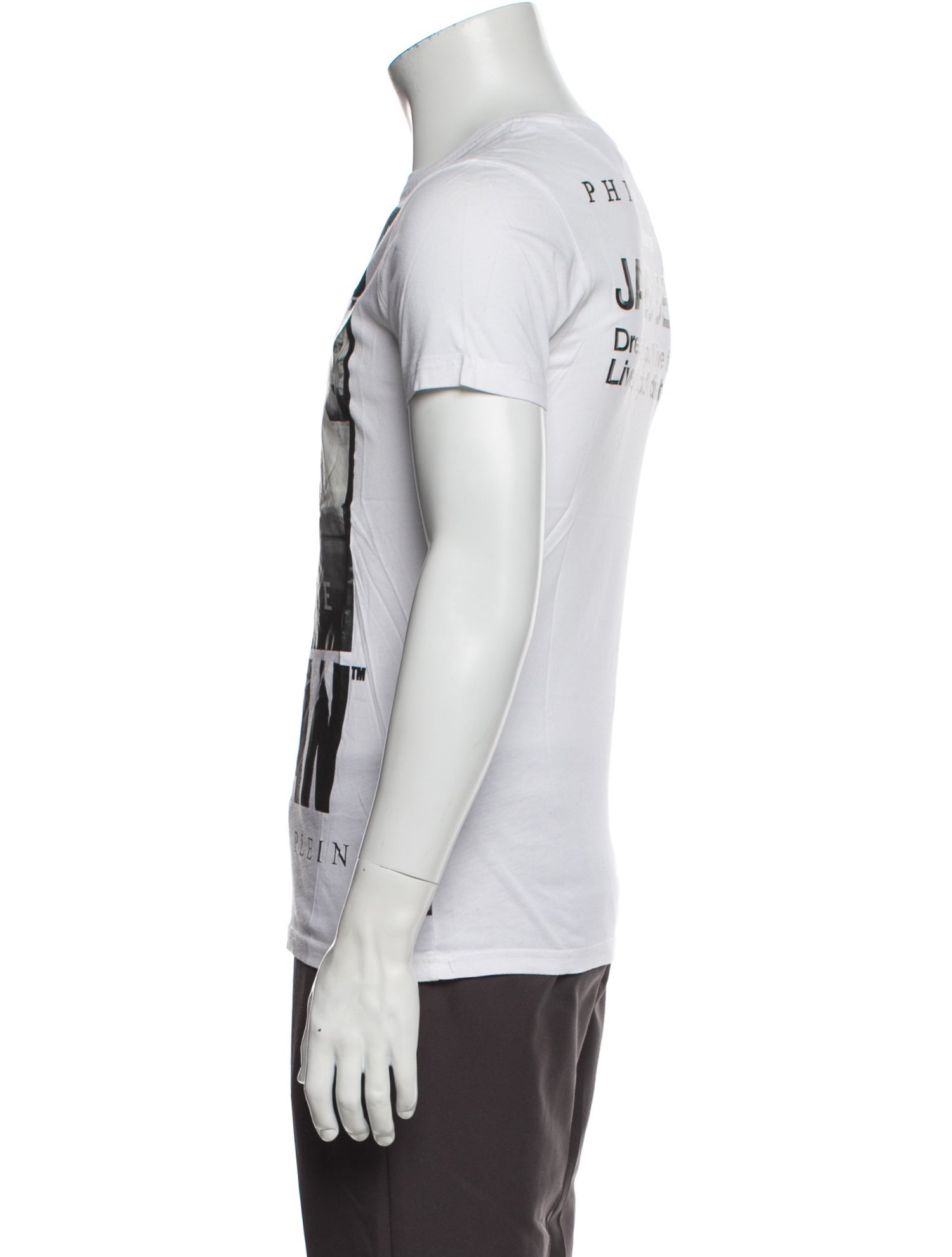 Philipp Plein Graphic Print Crew Neck T-Shirt