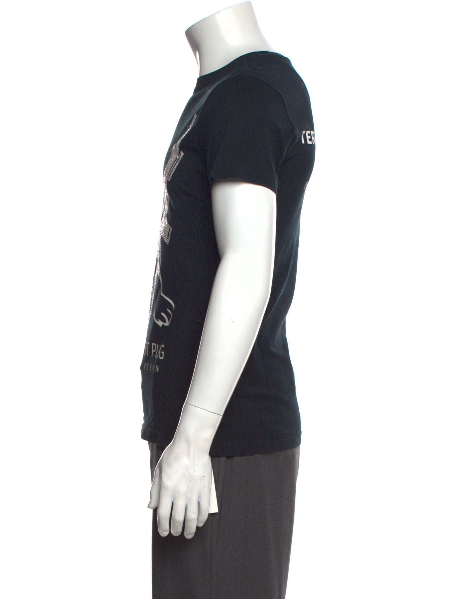 Philipp Plein Graphic Print Crew Neck T-Shirt