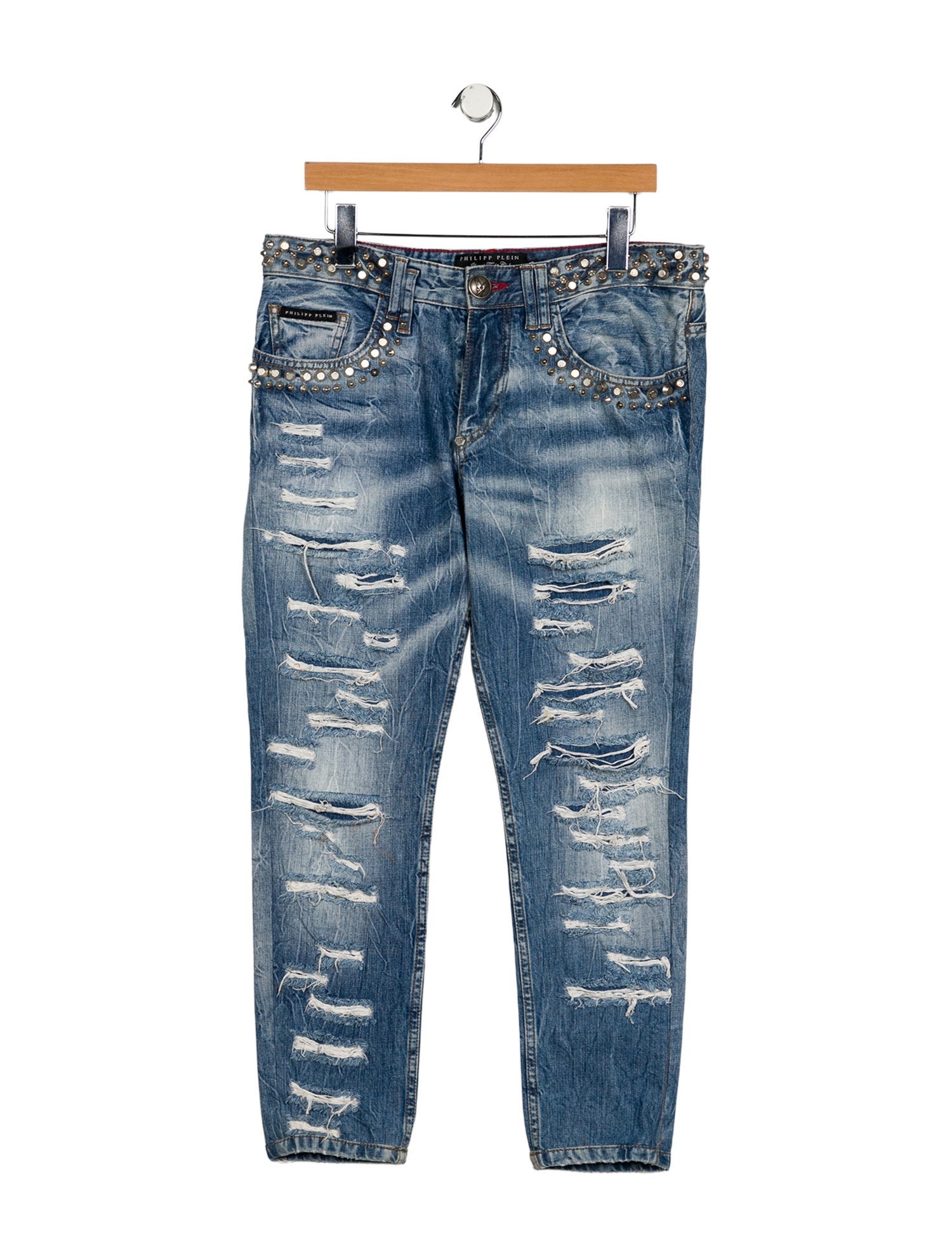 Philipp Plein Mid-Rise Skinny Leg Jeans