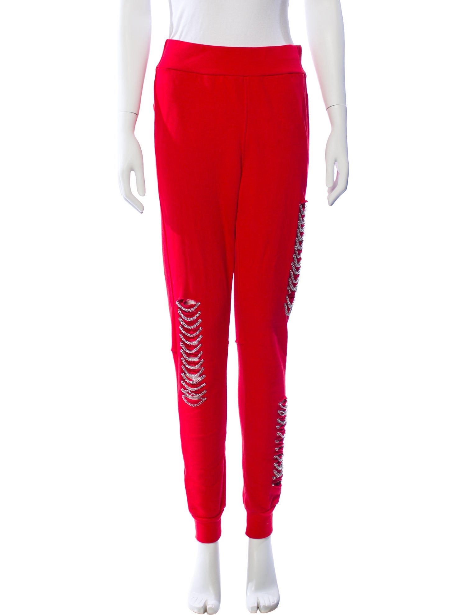 Philipp Plein Chain-Link Accents Sweatpants