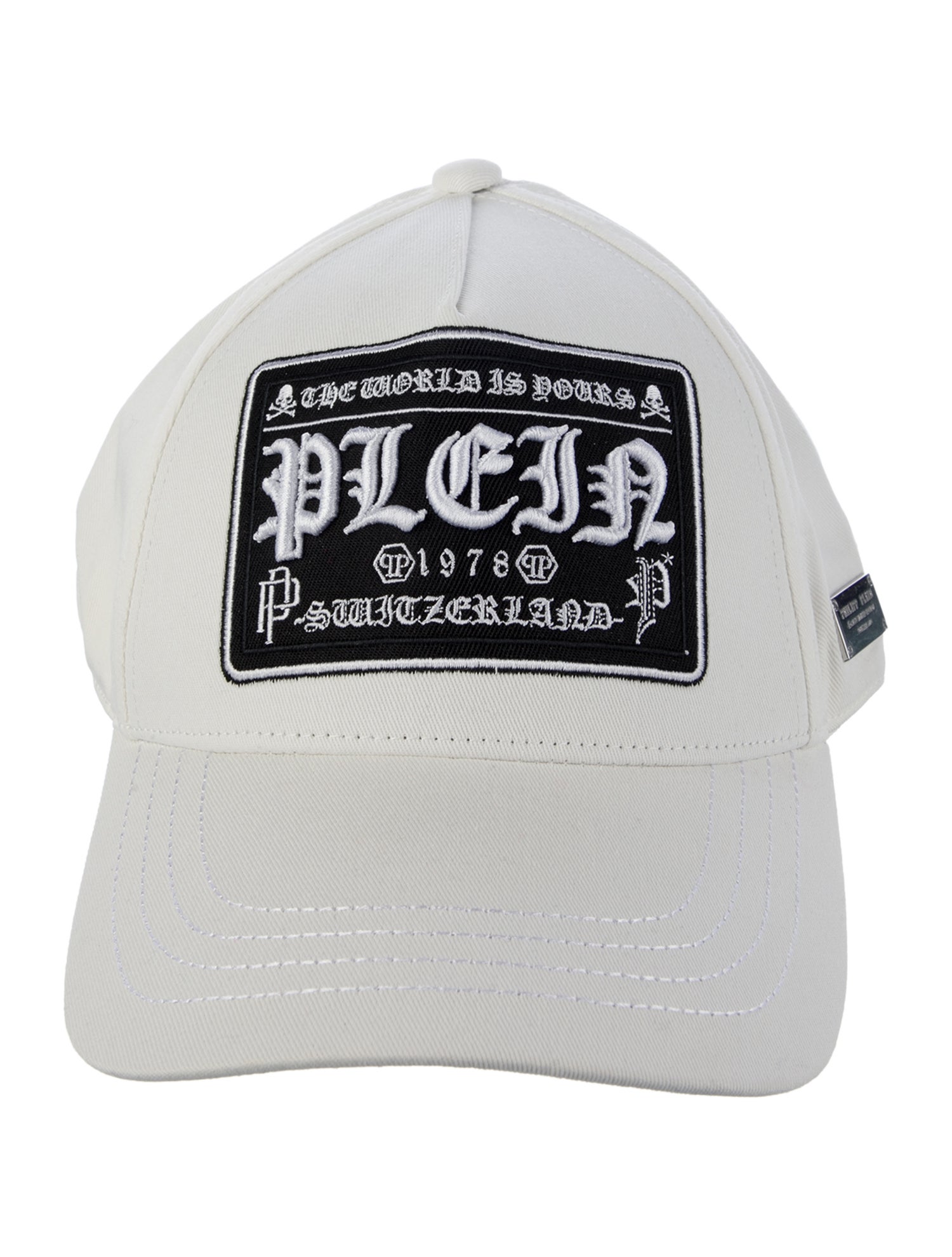 Philipp Plein Cotton Embroidered Baseball Cap