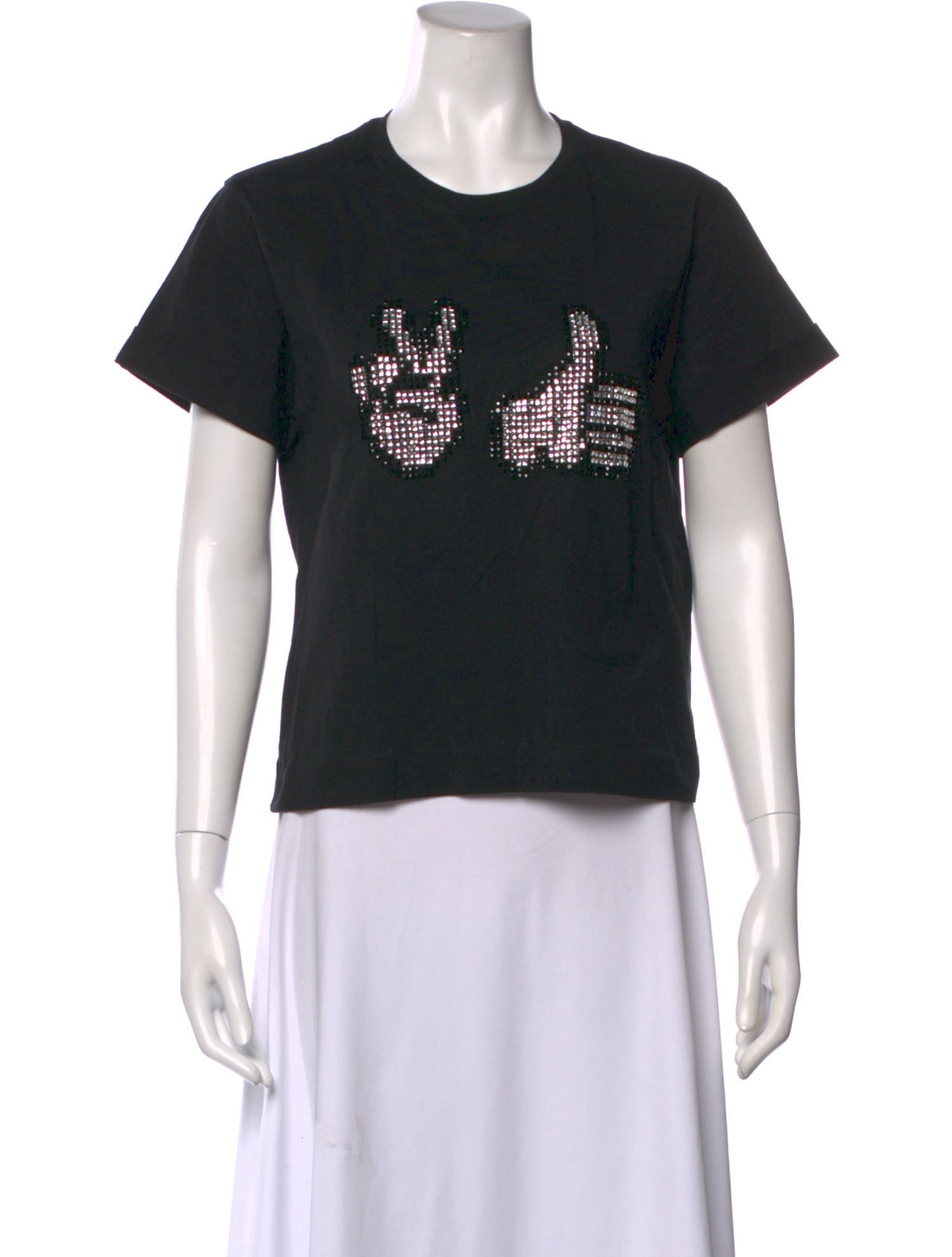 Philipp Plein Graphic Print Crew Neck T-Shirt