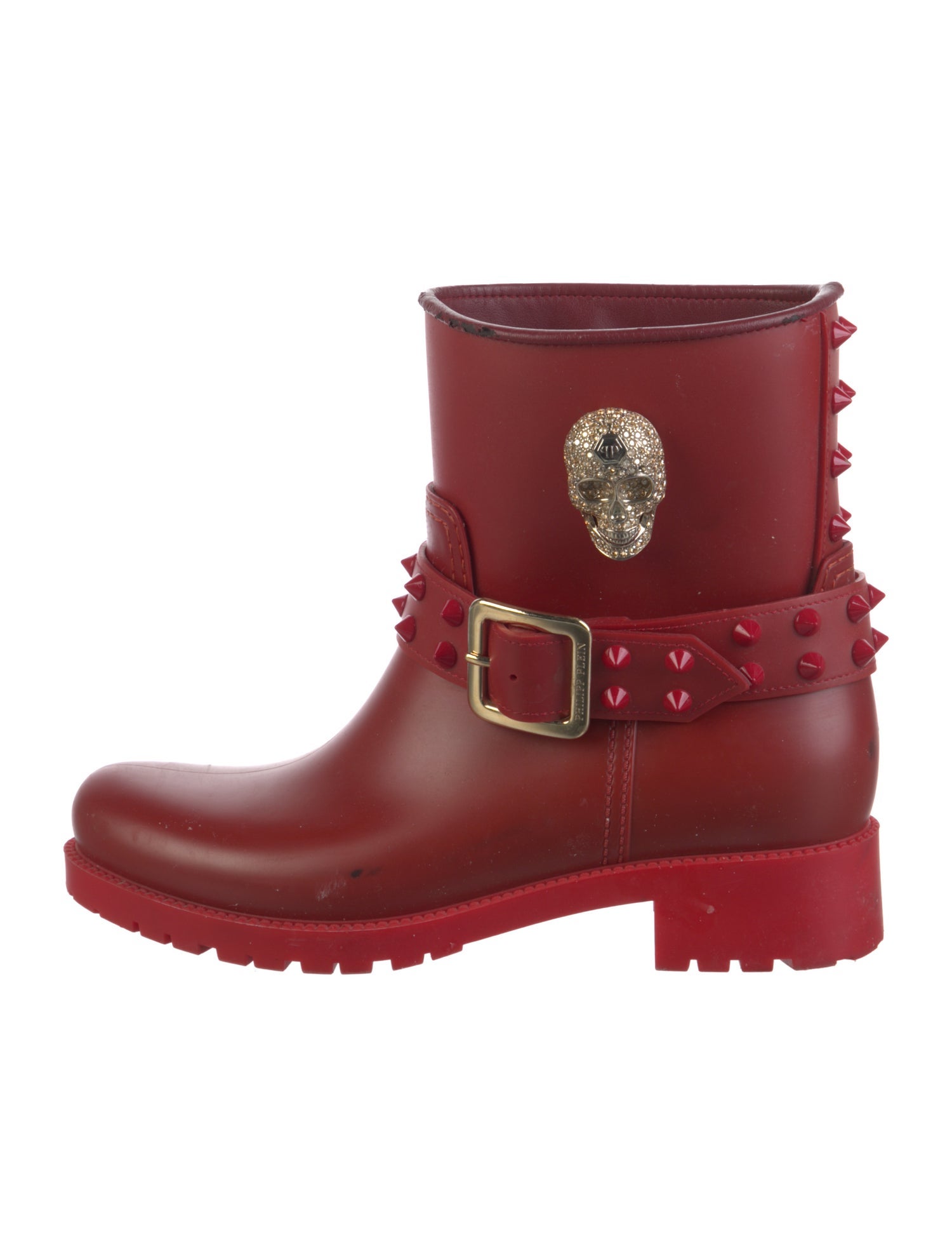 Philipp Plein Rubber Rain Boots