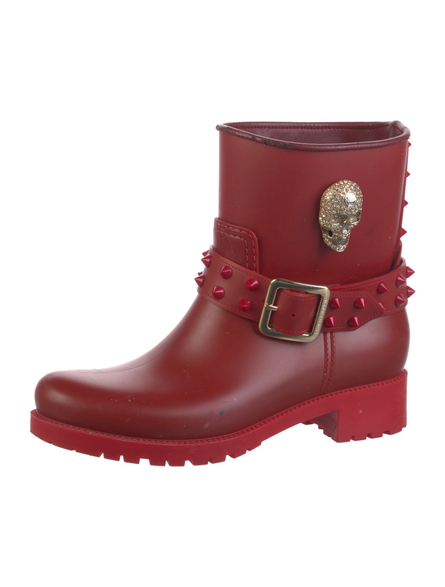 Philipp Plein Rubber Rain Boots