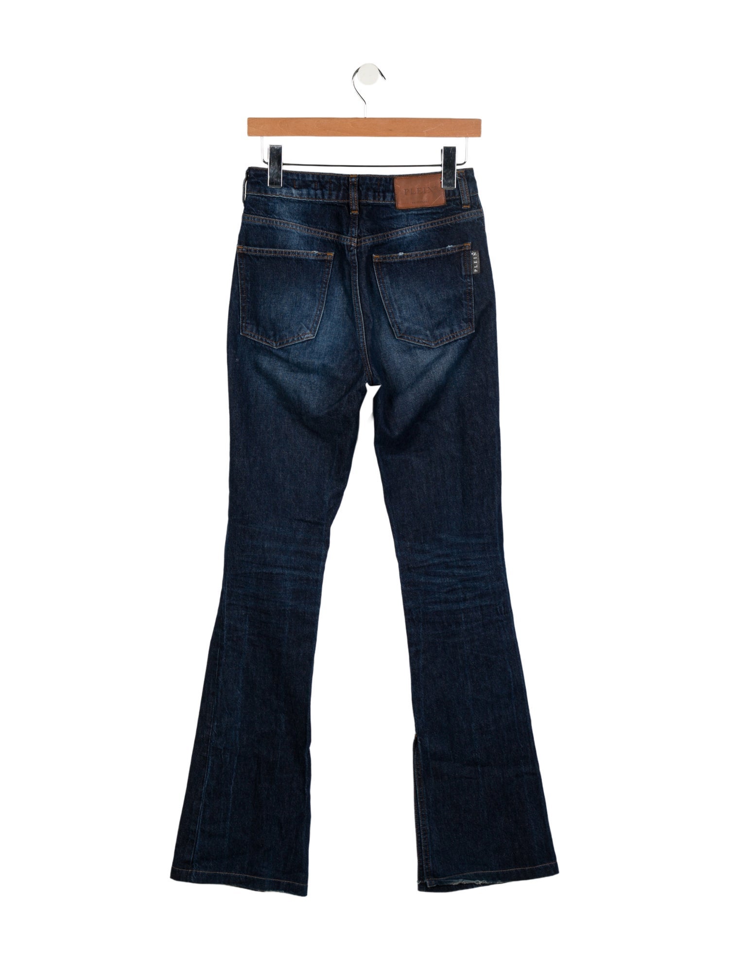 Philipp Plein Mid-Rise Wide Leg Jeans