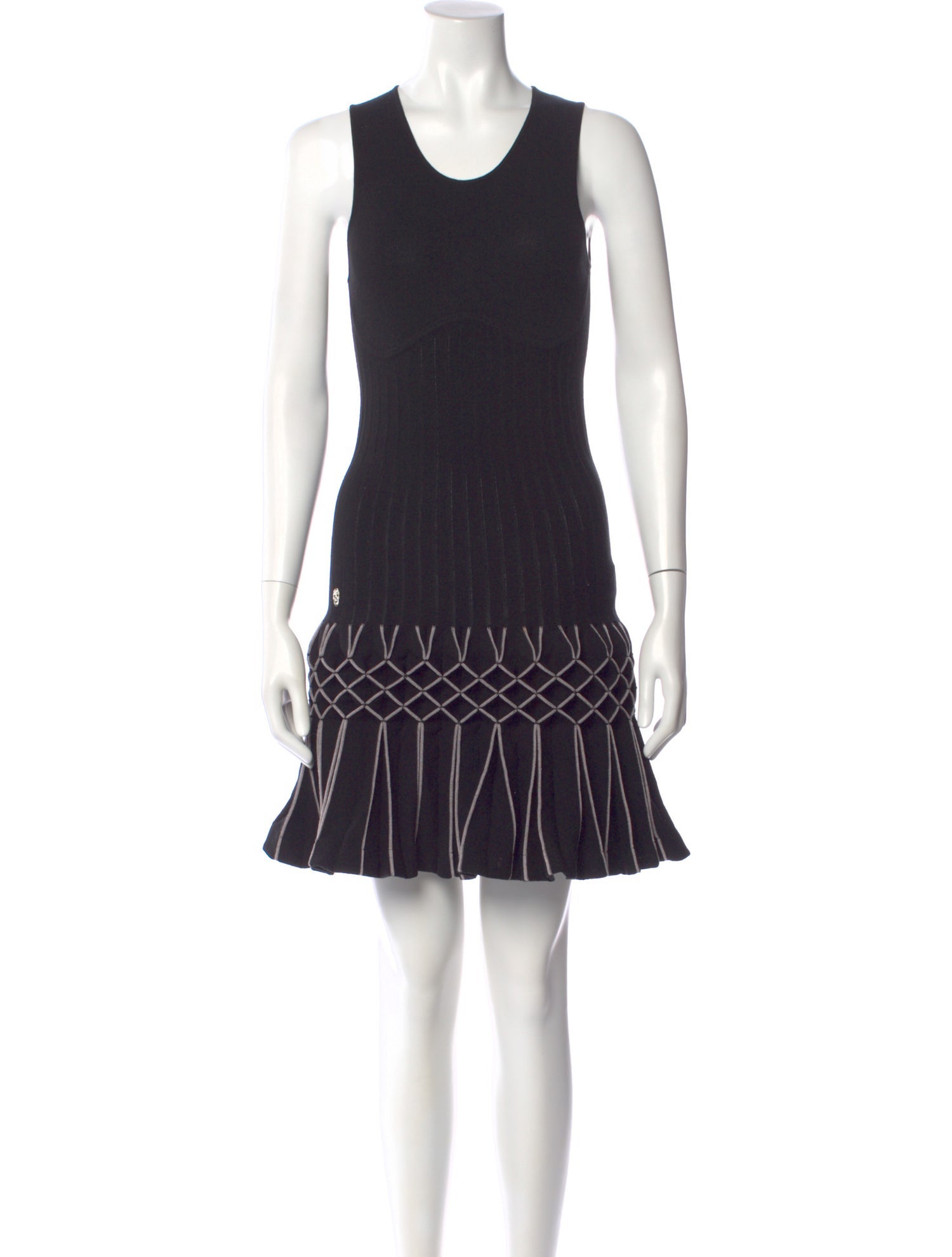 Philipp Plein Striped Mini Dress