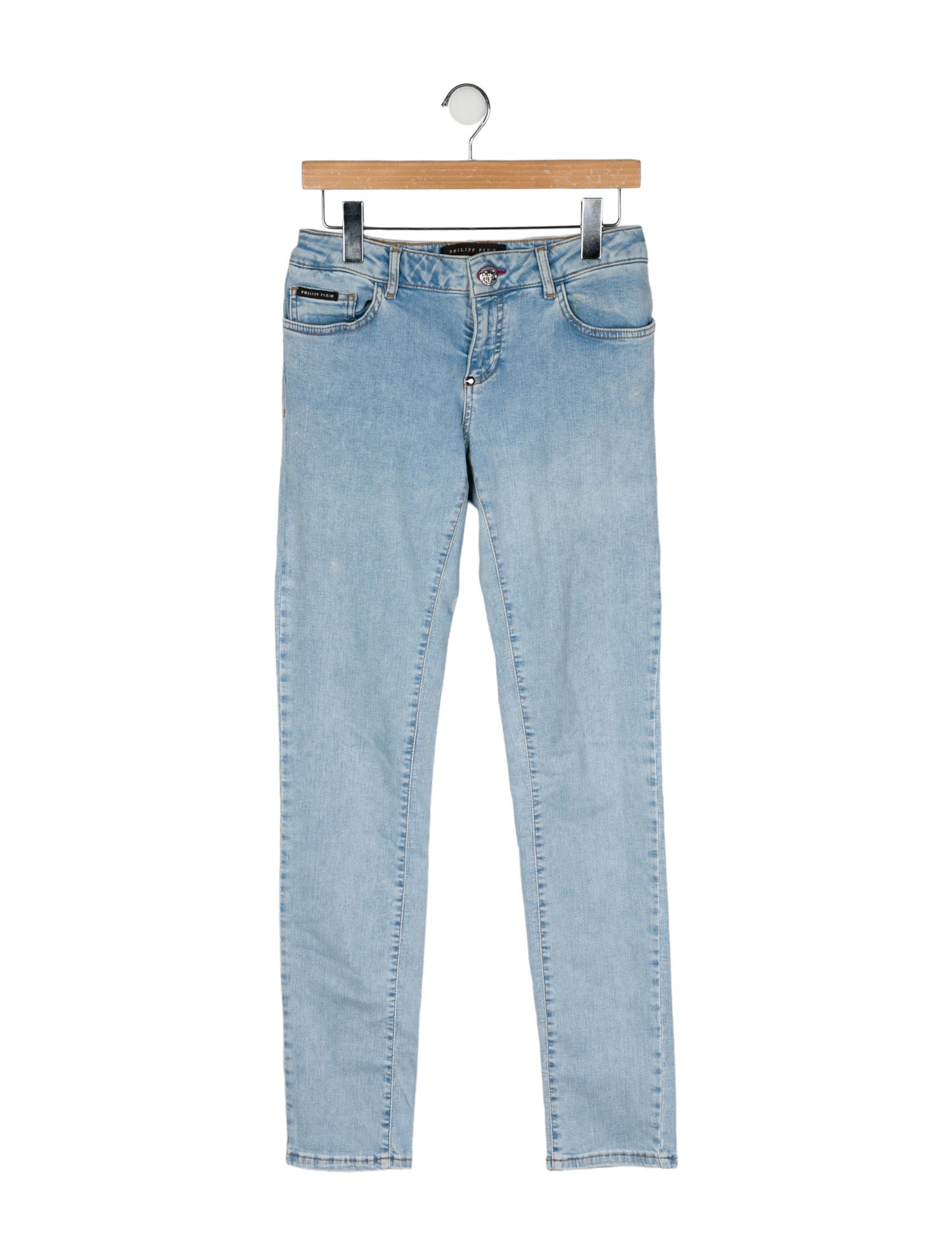 Philipp Plein Mid-Rise Skinny Leg Jeans
