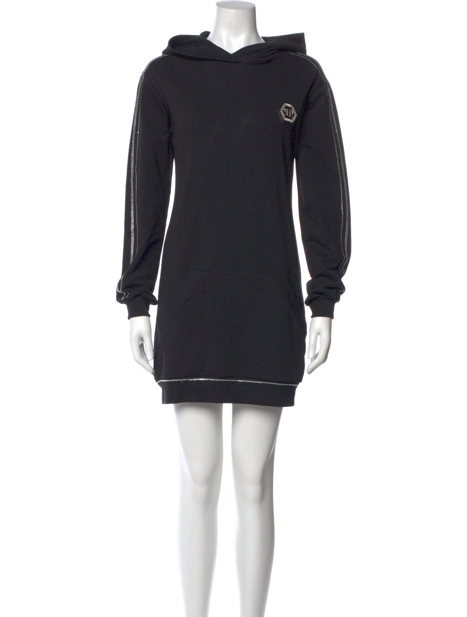 Philipp Plein Crew Neck Midi Length Dress