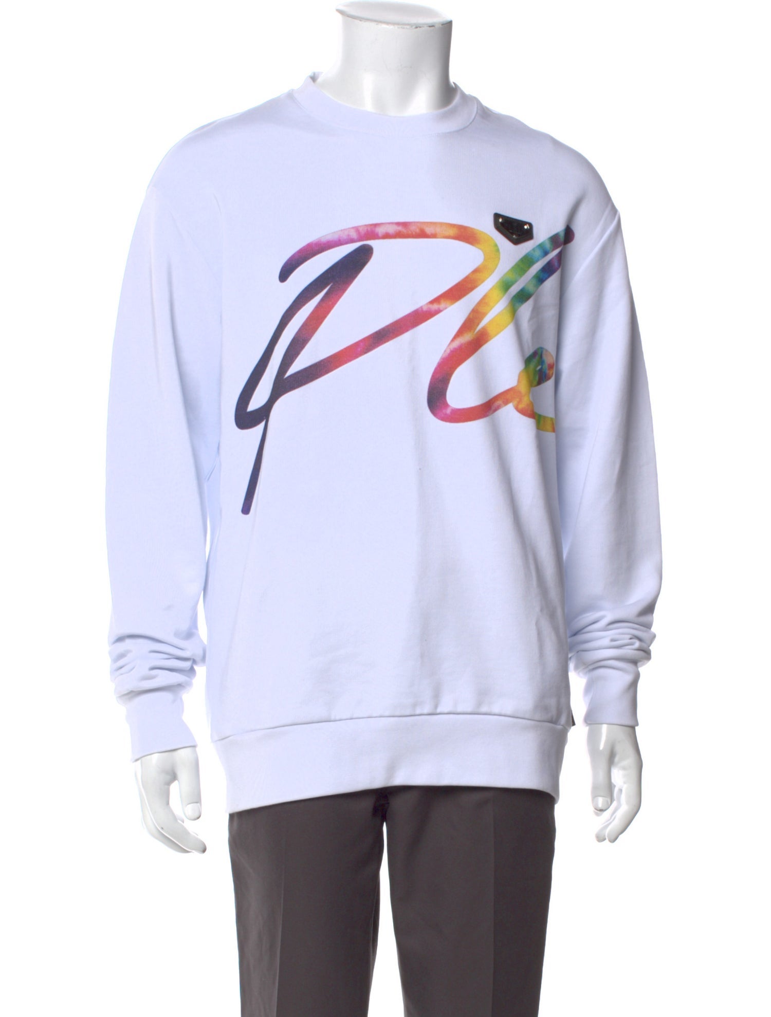 Philipp Plein Graphic Print Crew Neck Pullover