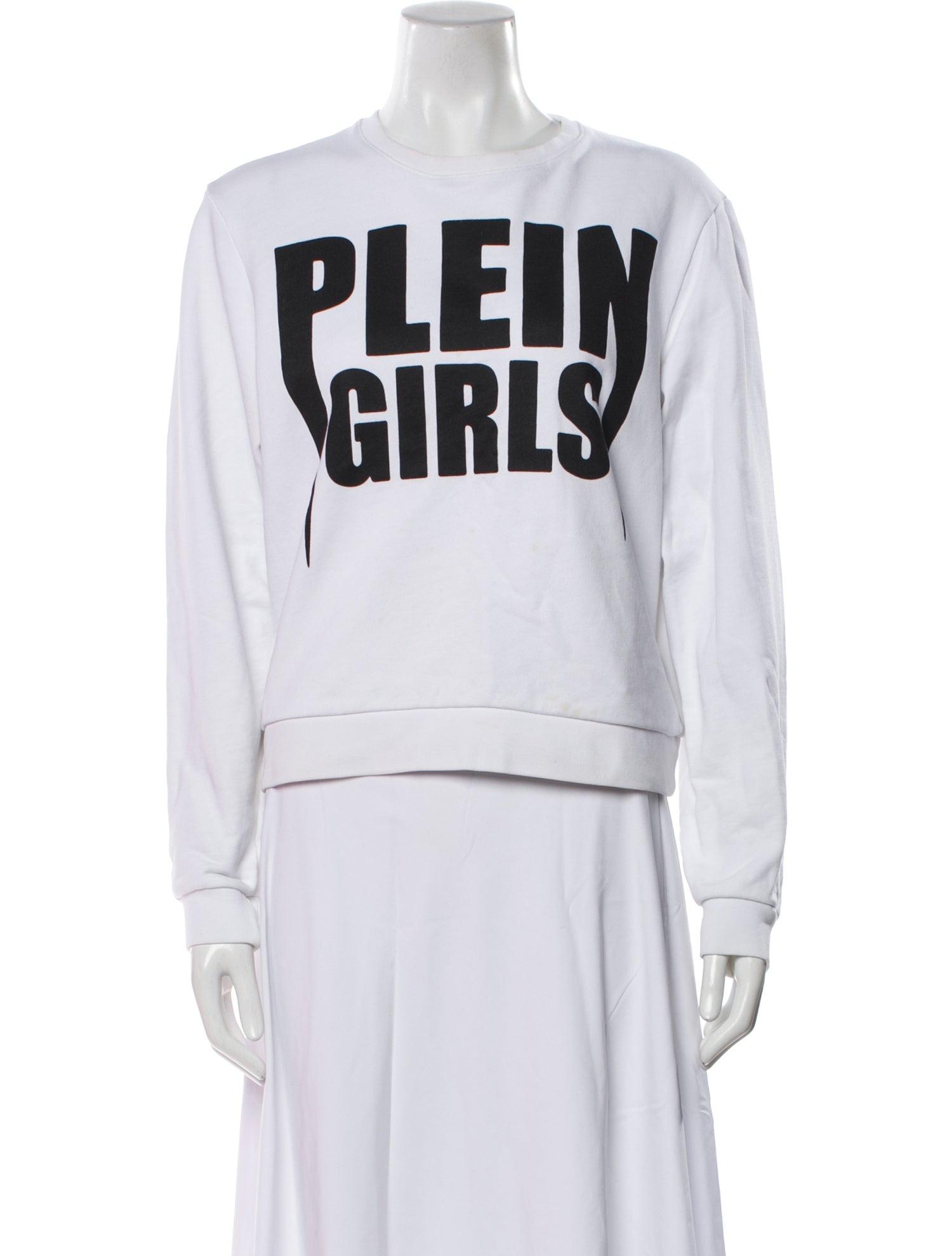 Philipp Plein Graphic Print Crew Neck Sweatshirt