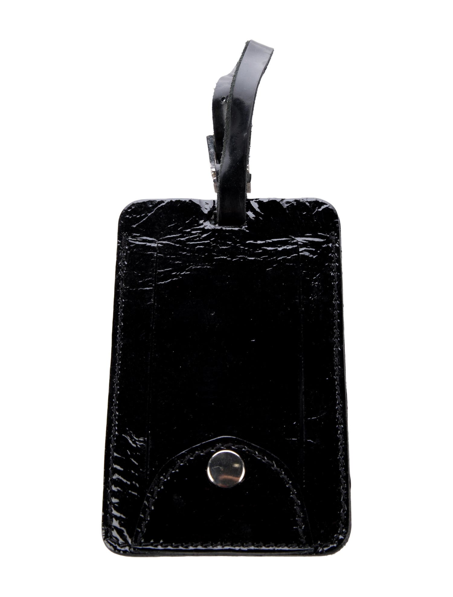 Philipp Plein Patent Leather Luggage Tag