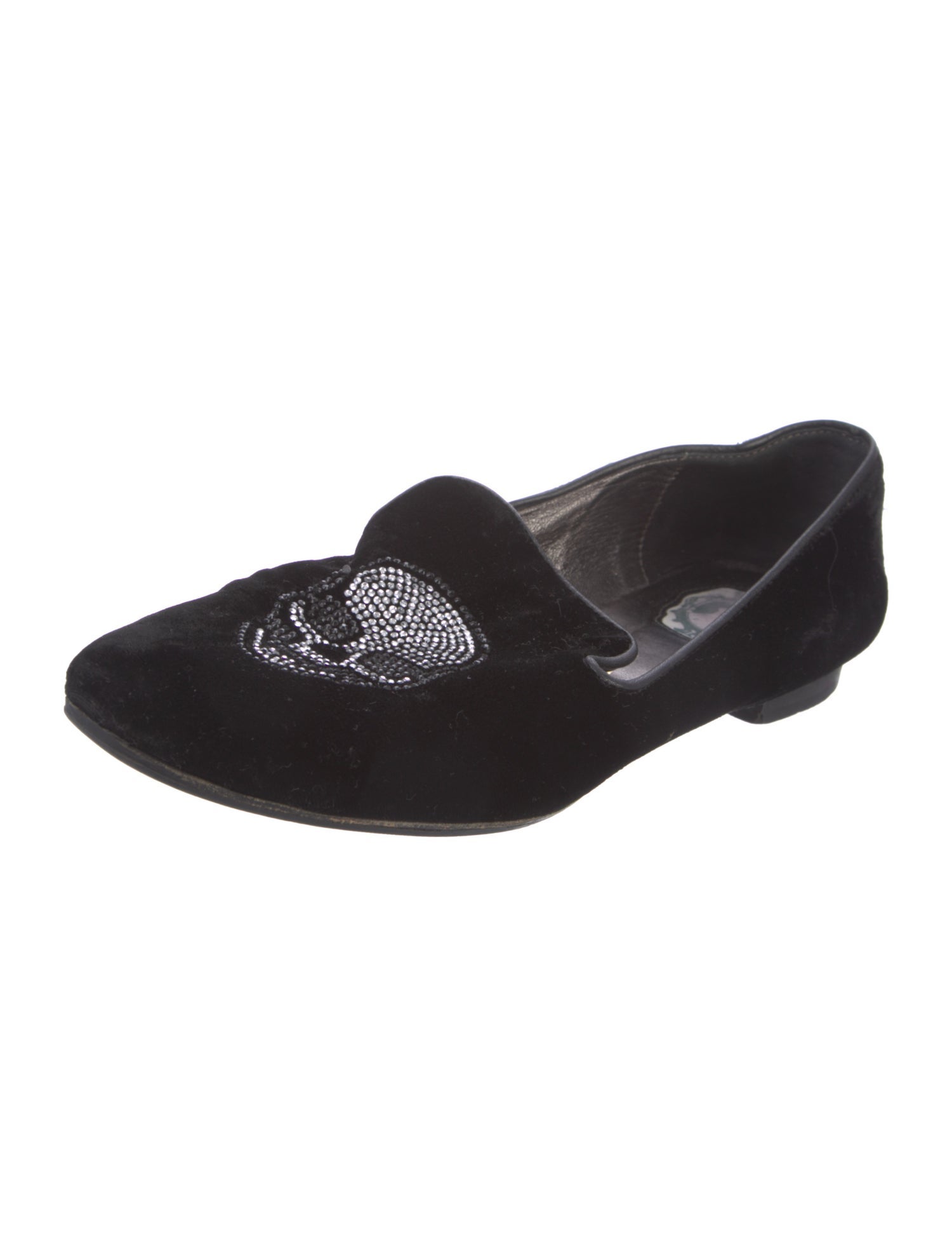 Philipp Plein Velvet Loafers