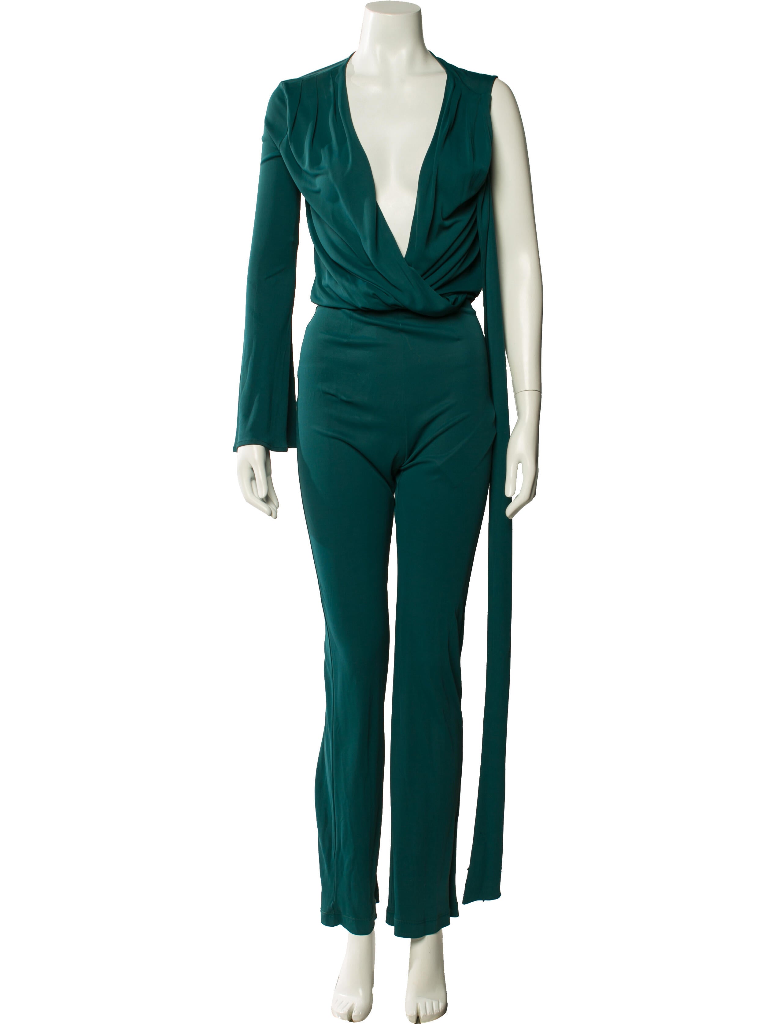 Philipp Plein Plunge Neckline Jumpsuit