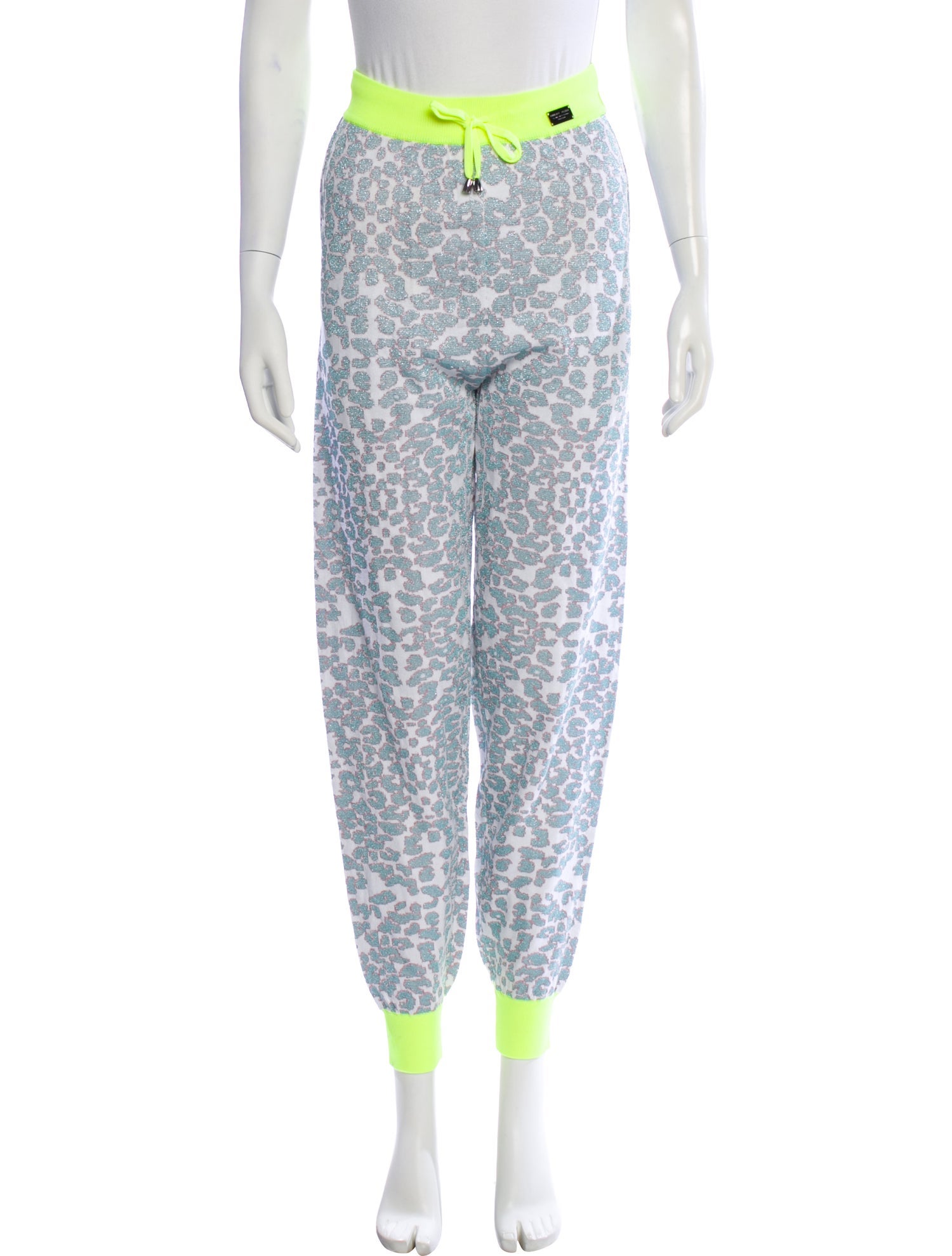 Philipp Plein Silk Printed Sweatpants