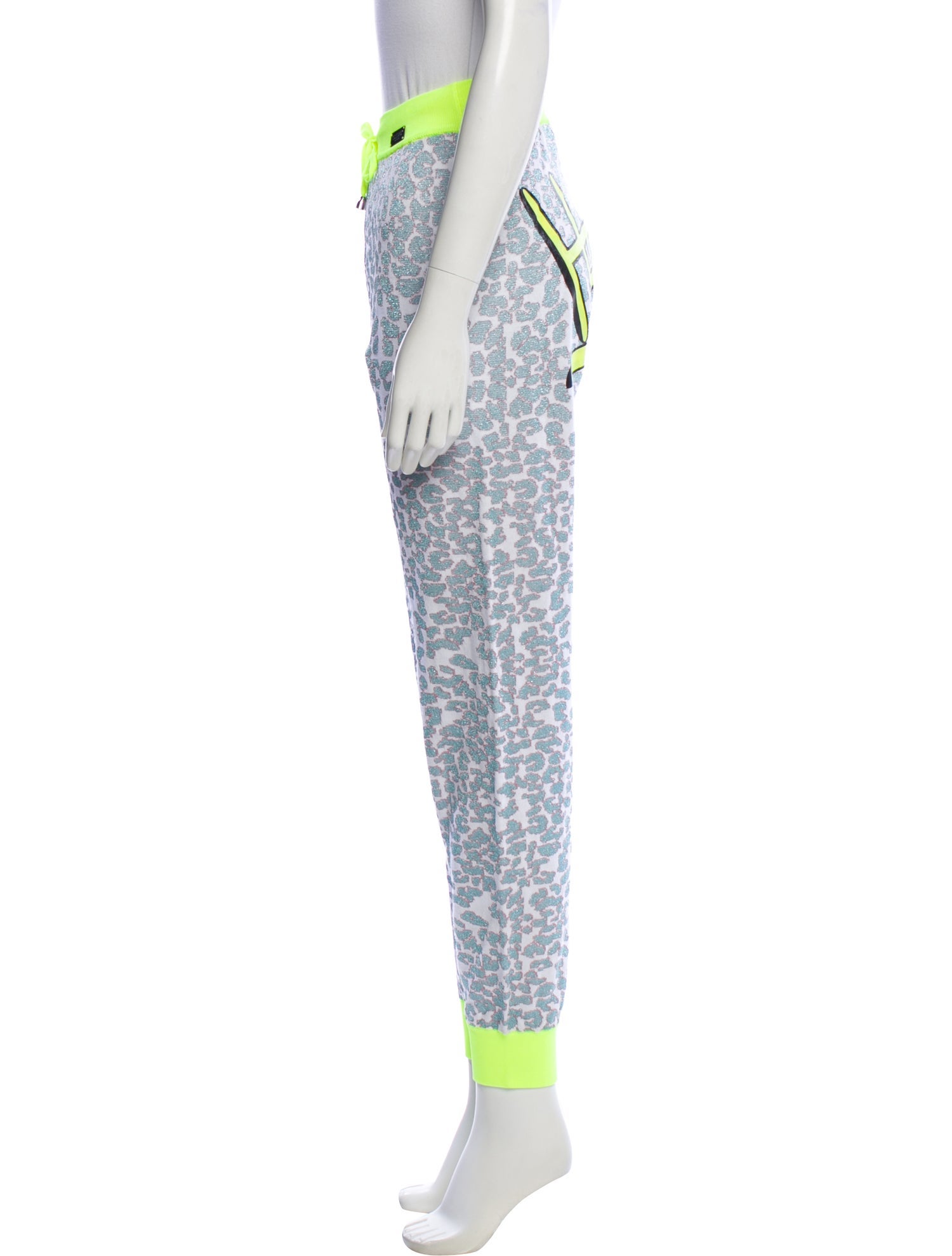 Philipp Plein Silk Printed Sweatpants