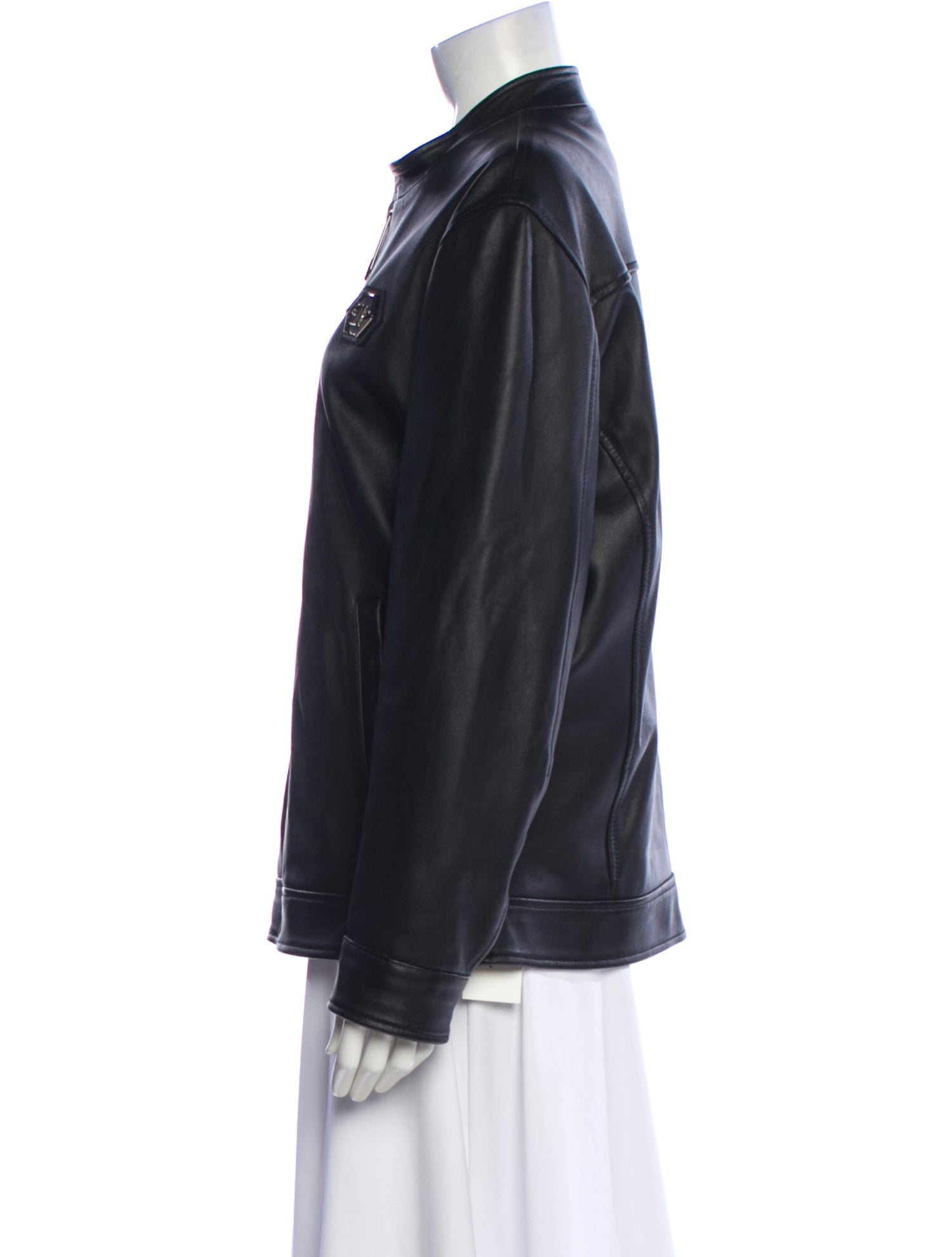 Philipp Plein Shearling Biker Jacket