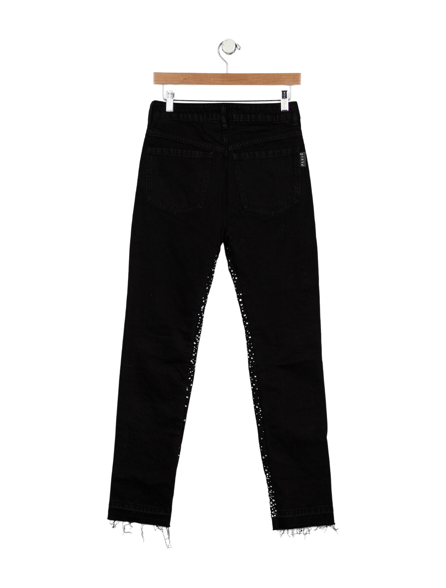 Philipp Plein High-Rise Straight Leg Jeans
