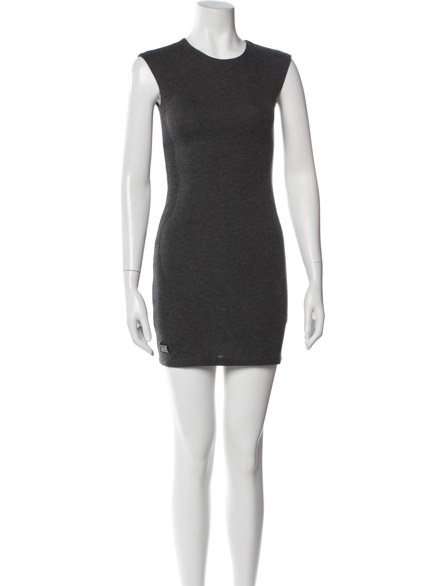 Philipp Plein Crew Neck Mini Dress