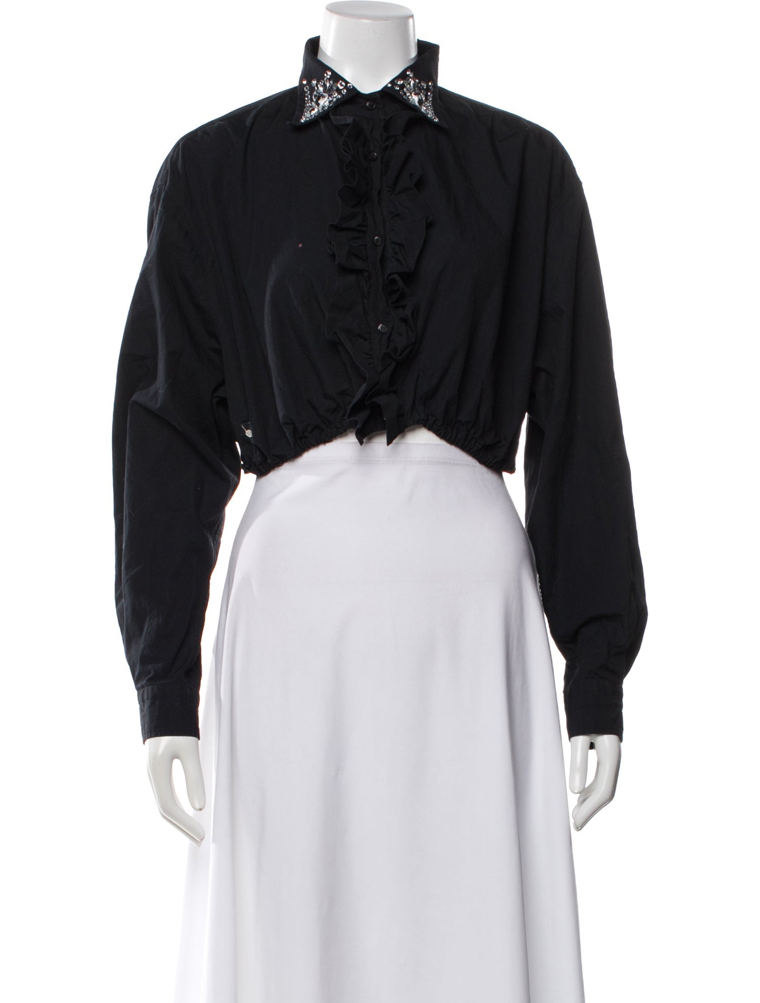 Philipp Plein Long Sleeve Blouse