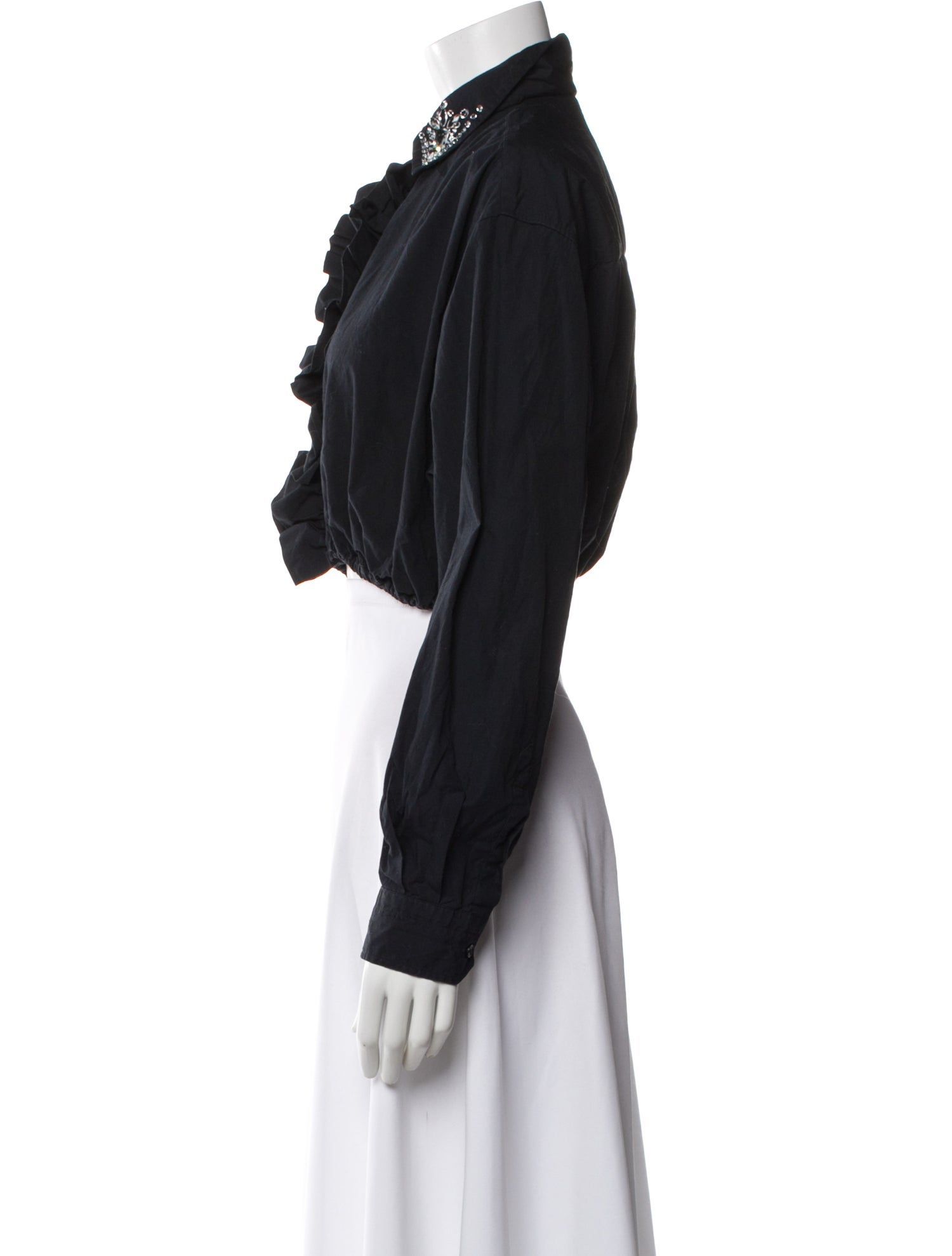 Philipp Plein Long Sleeve Blouse