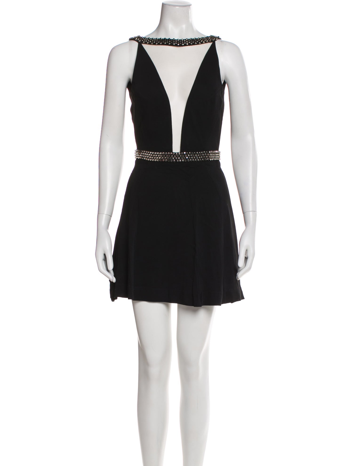 Philipp Plein V-Neck Mini Dress