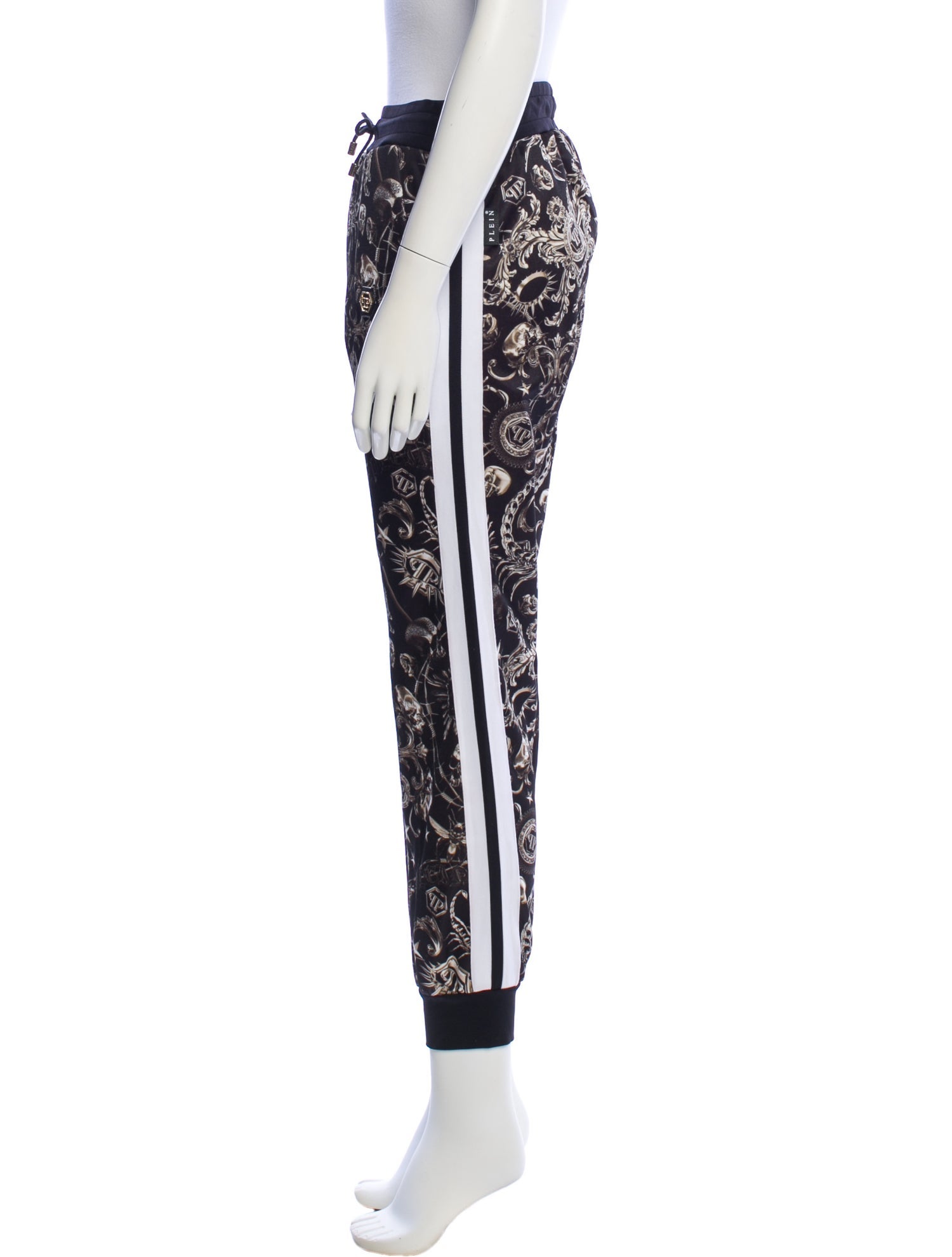 Philipp Plein Printed Skinny Leg Pants