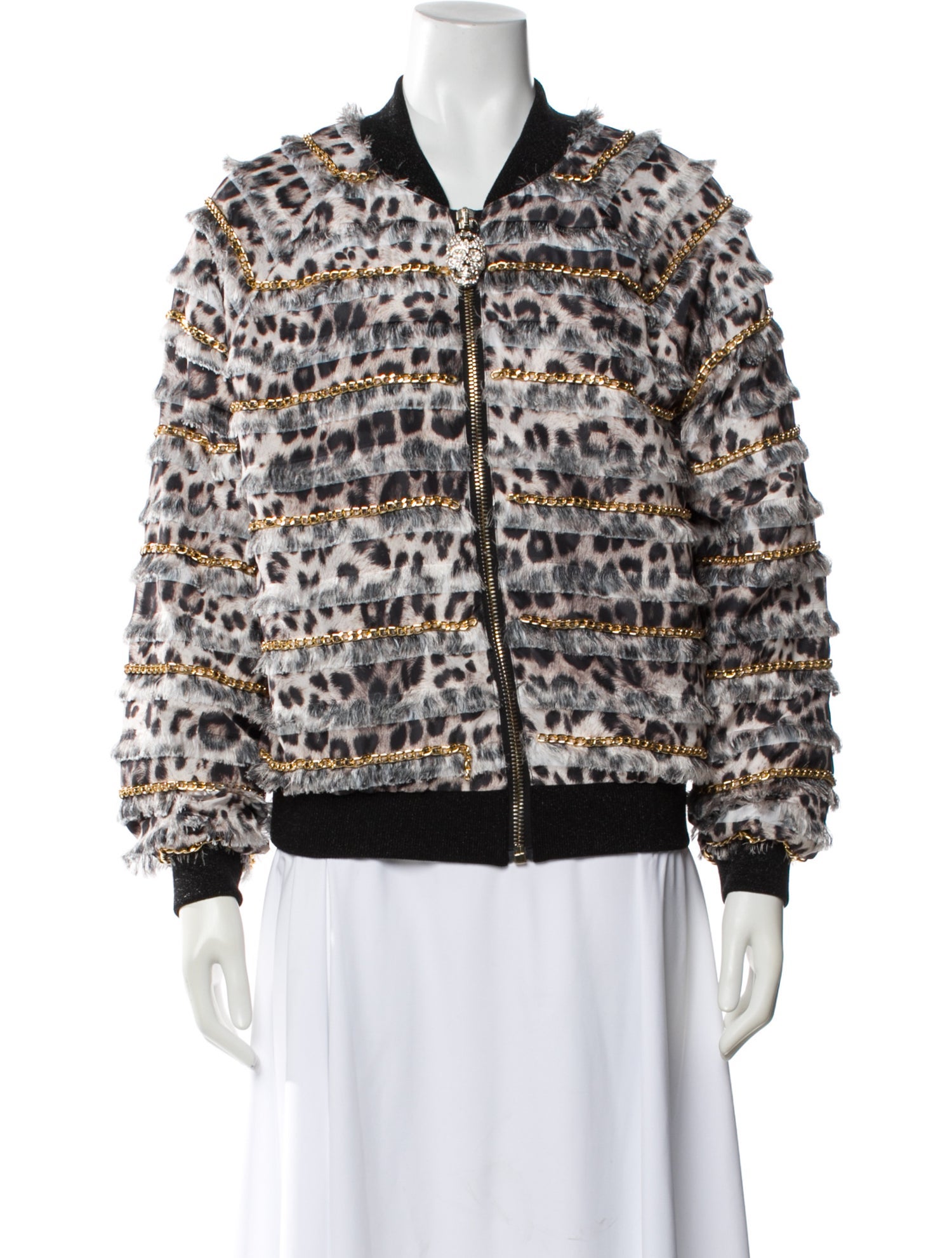 Philipp Plein Printed Bomber Jacket