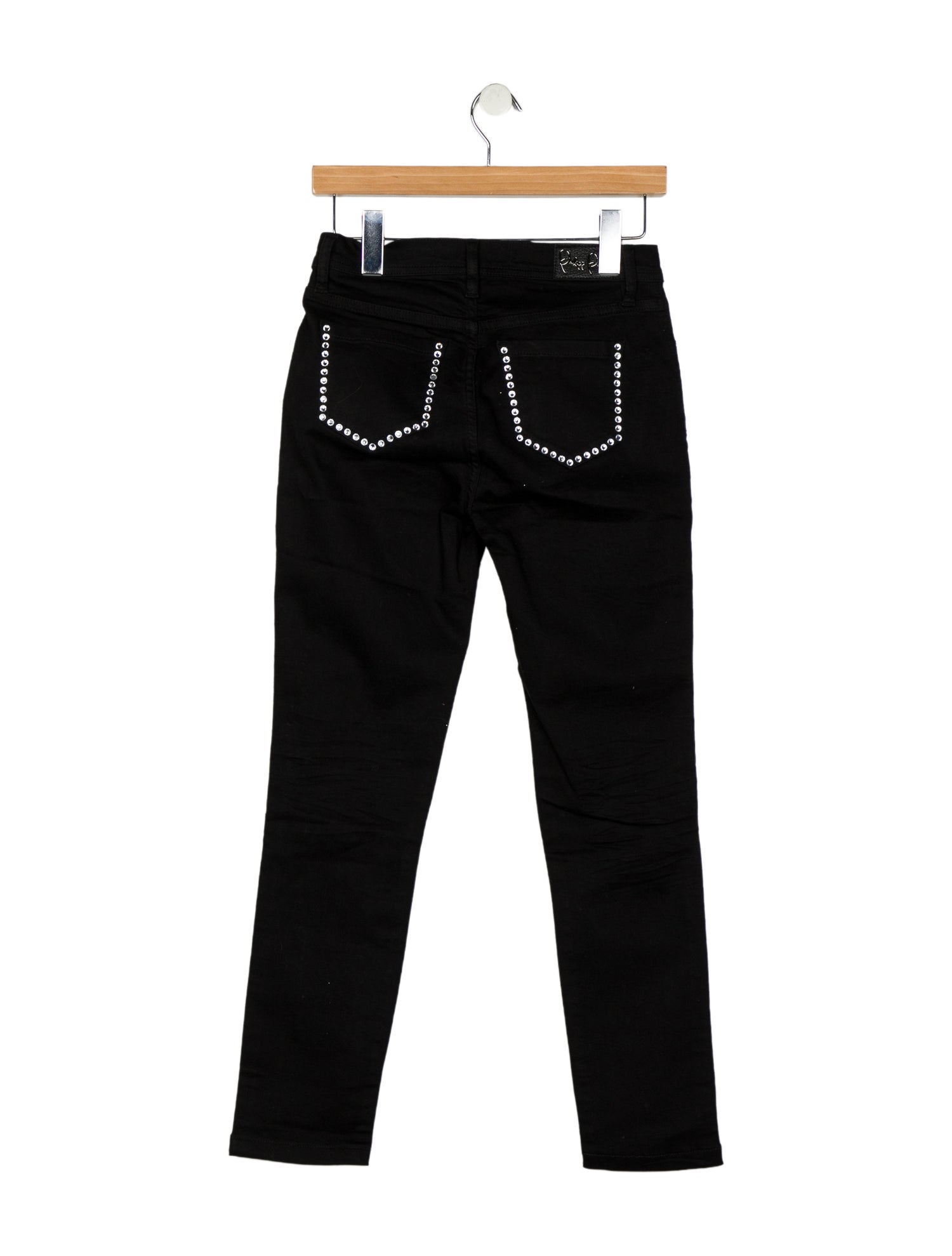 Philipp Plein Mid-Rise Straight Leg Jeans