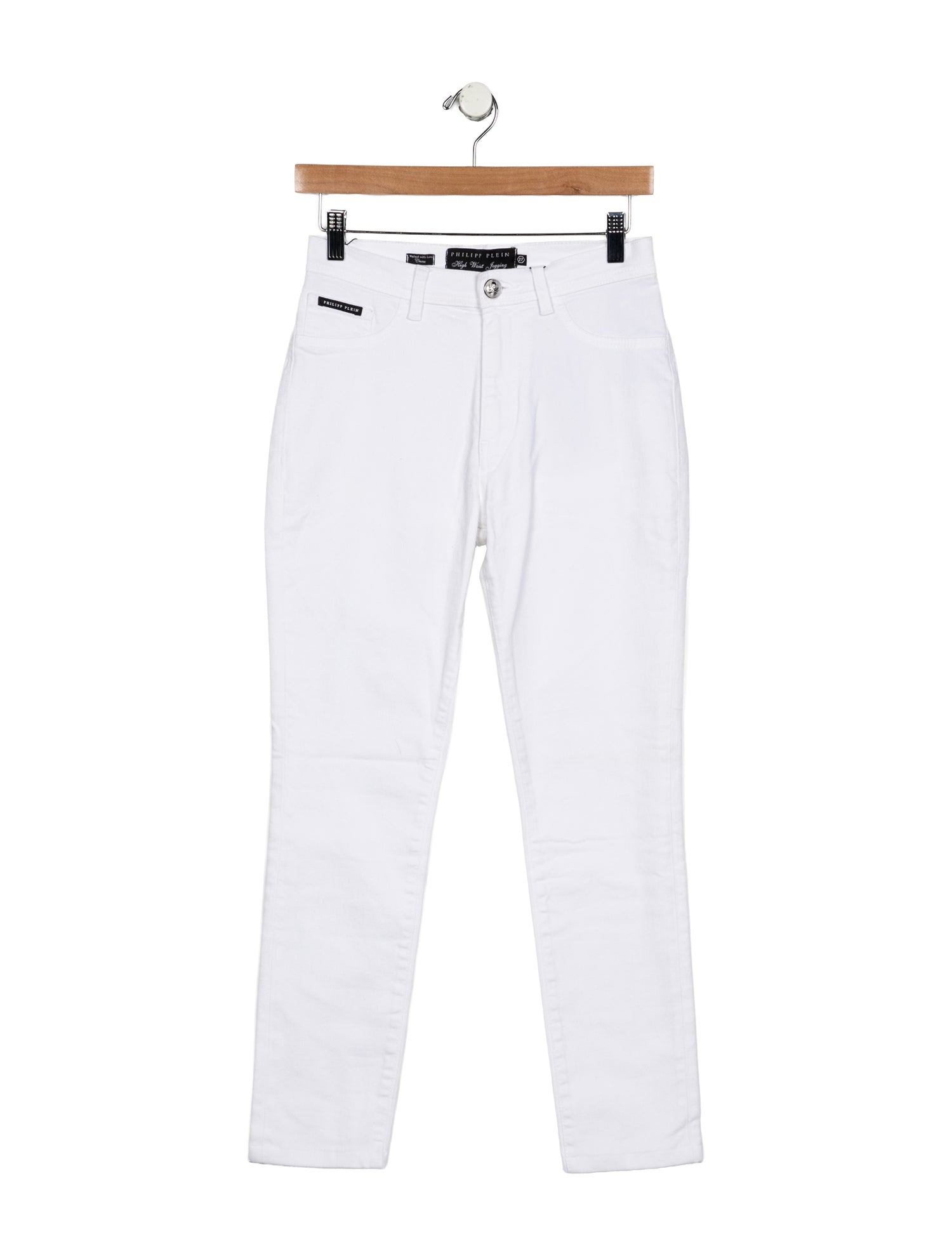 Philipp Plein Mid-Rise Straight Leg Jeans