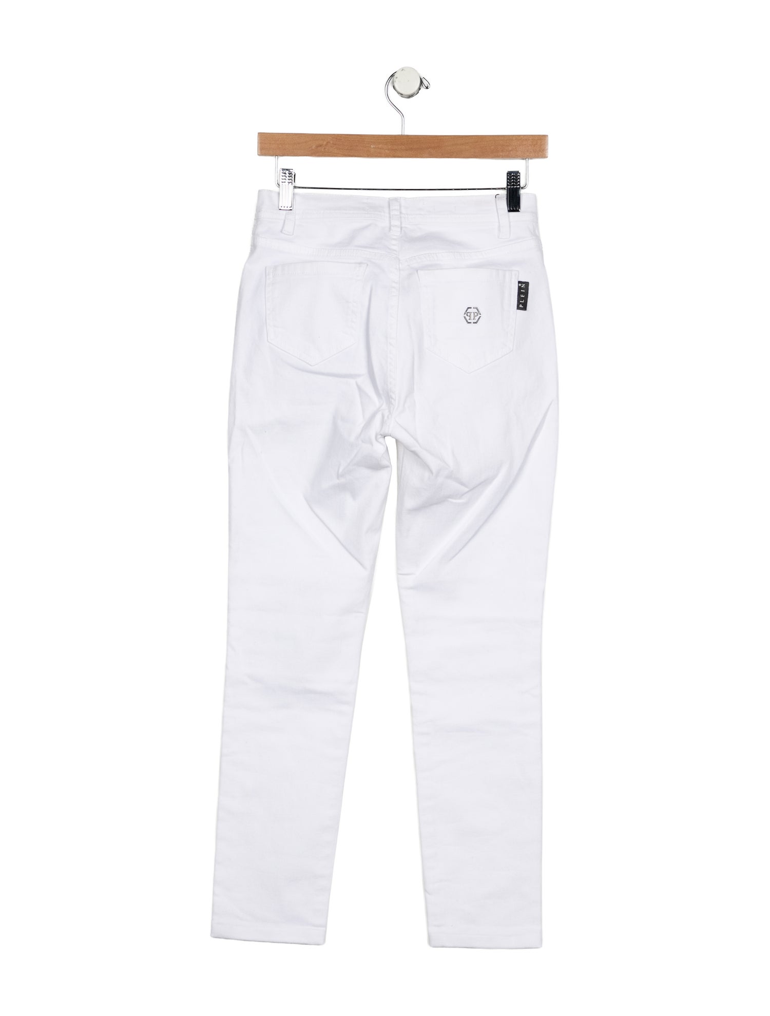 Philipp Plein Mid-Rise Straight Leg Jeans