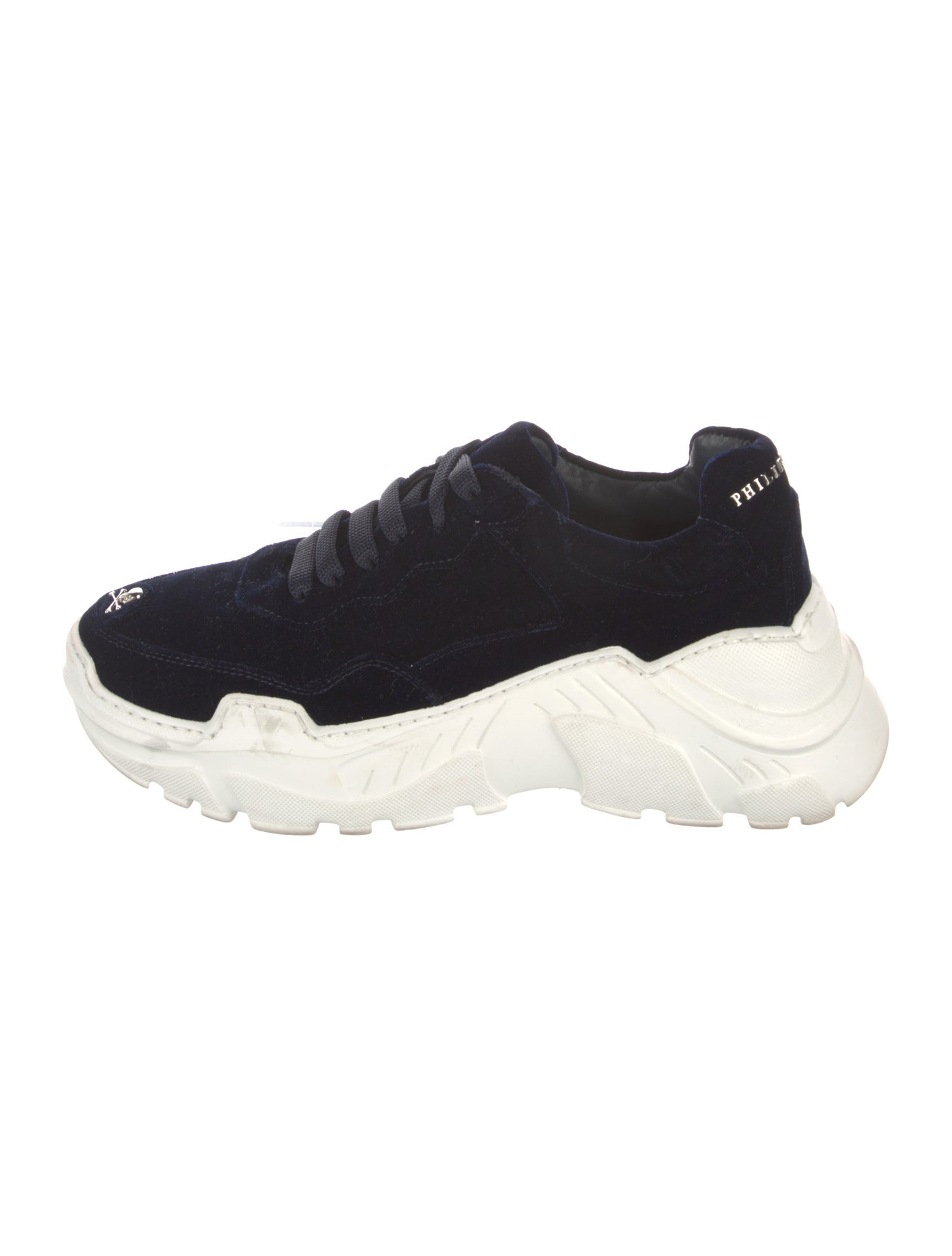 Philipp Plein Velvet Chunky Sneakers