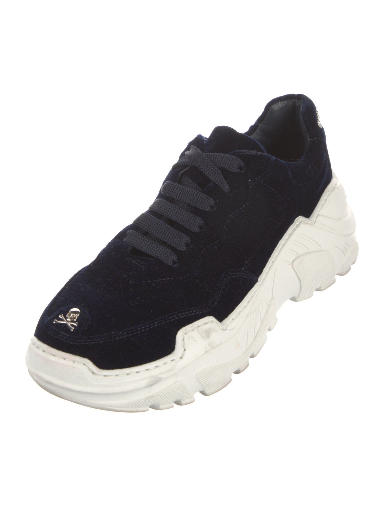 Philipp Plein Velvet Chunky Sneakers