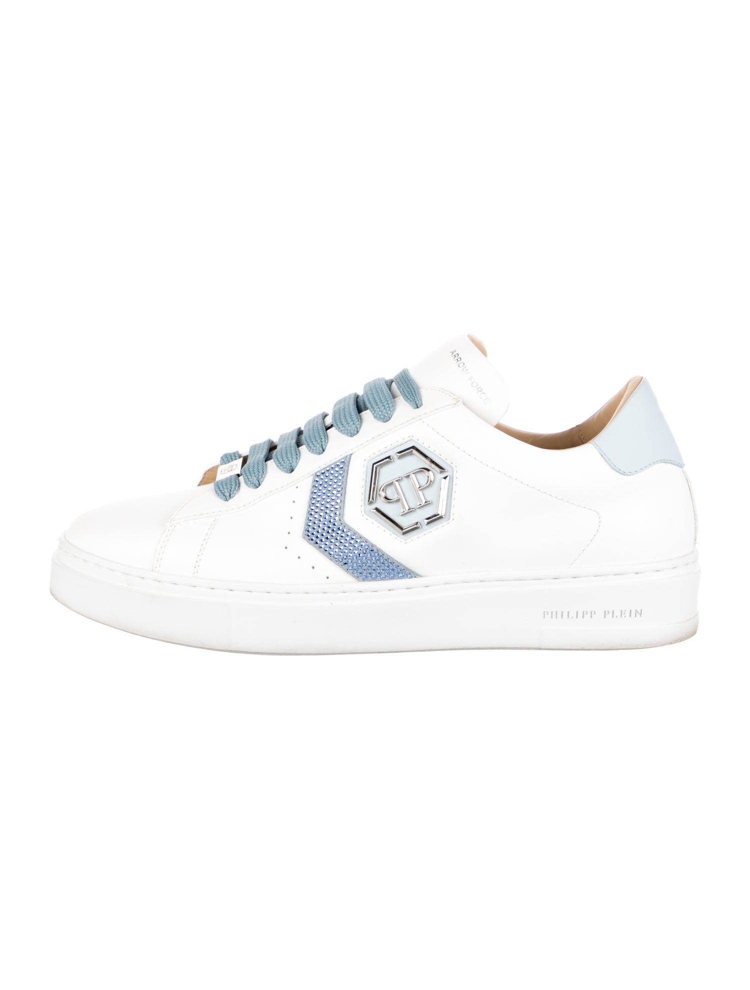 Philipp Plein Leather Patterned Sneakers