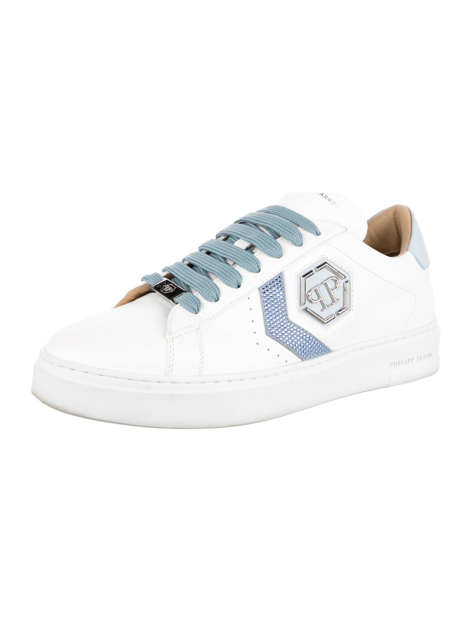 Philipp Plein Leather Patterned Sneakers